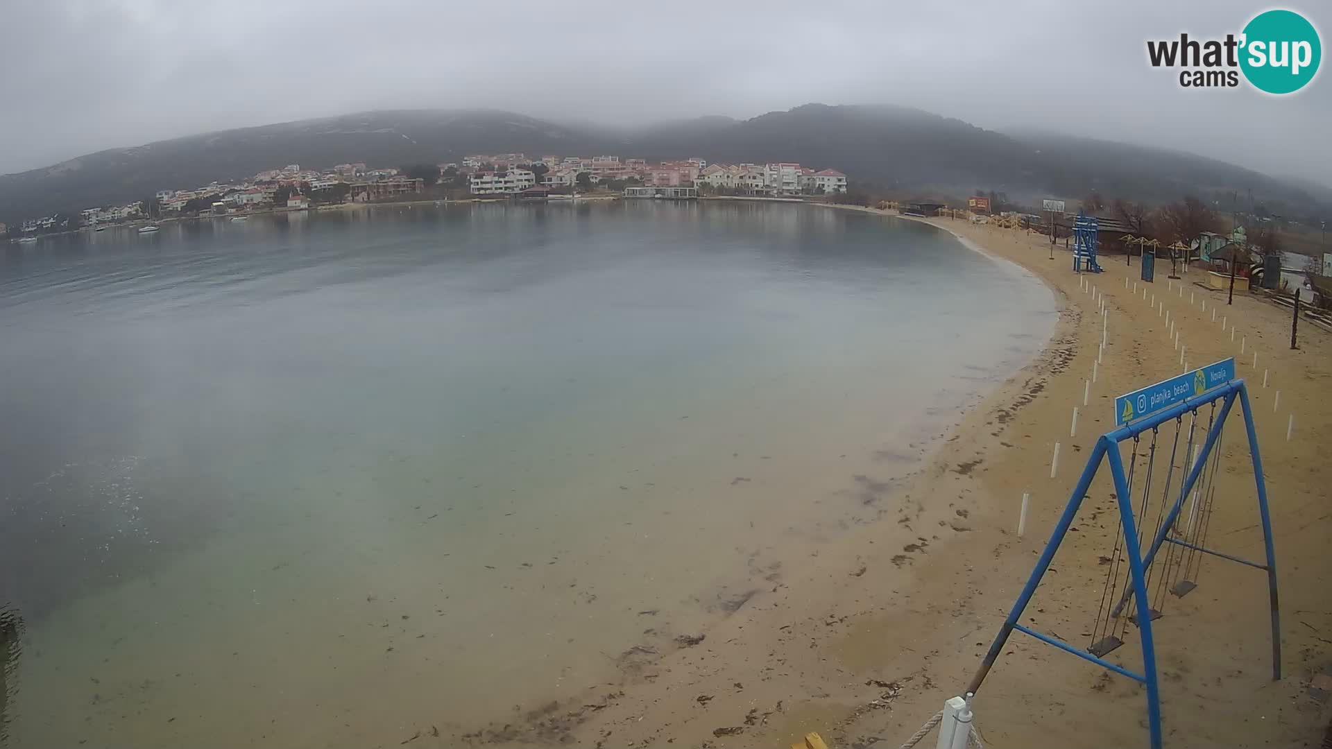 Web kamera – Plaža Planjka – otok Pag