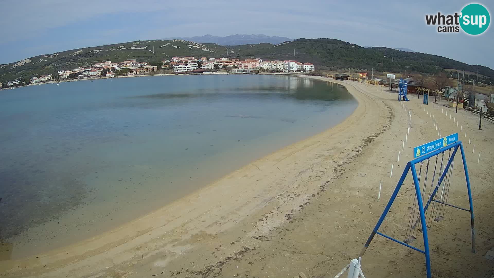 Web kamera – Plaža Planjka – otok Pag