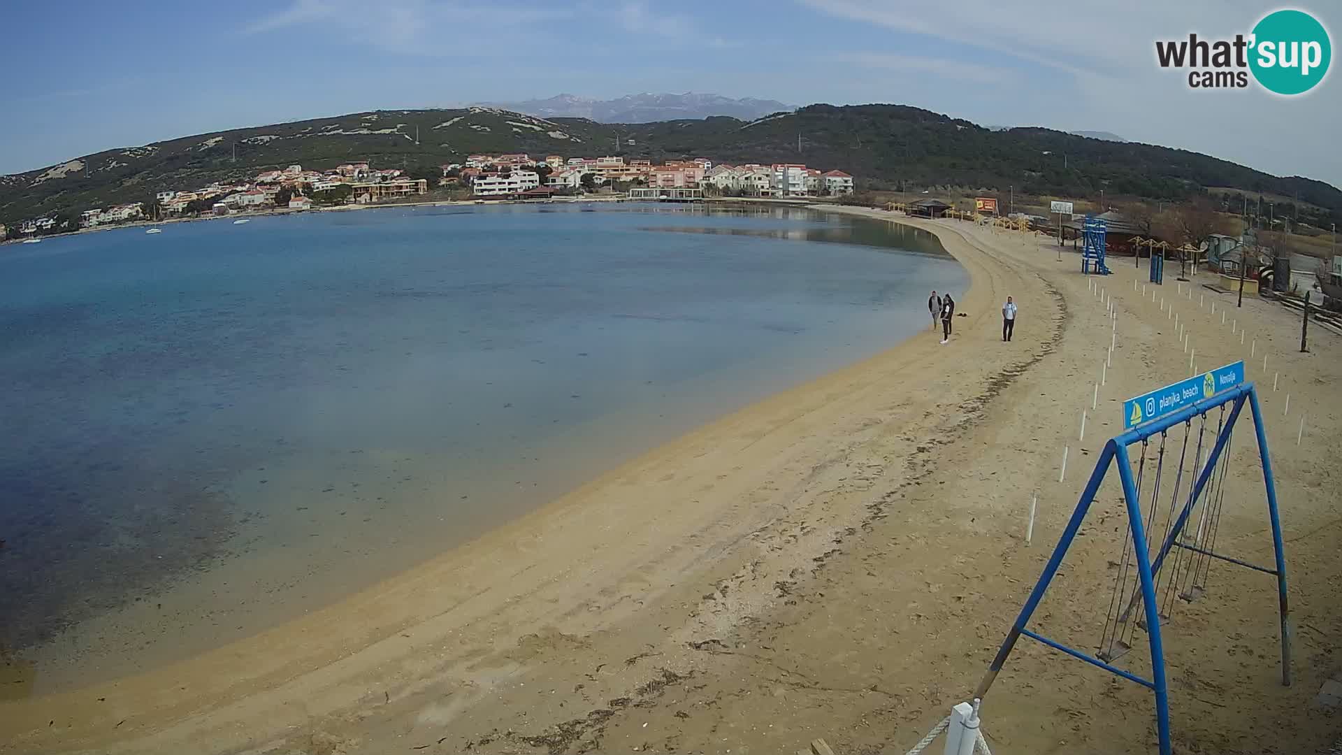 Kamera v zivo – Plaža Planjka – otok Pag