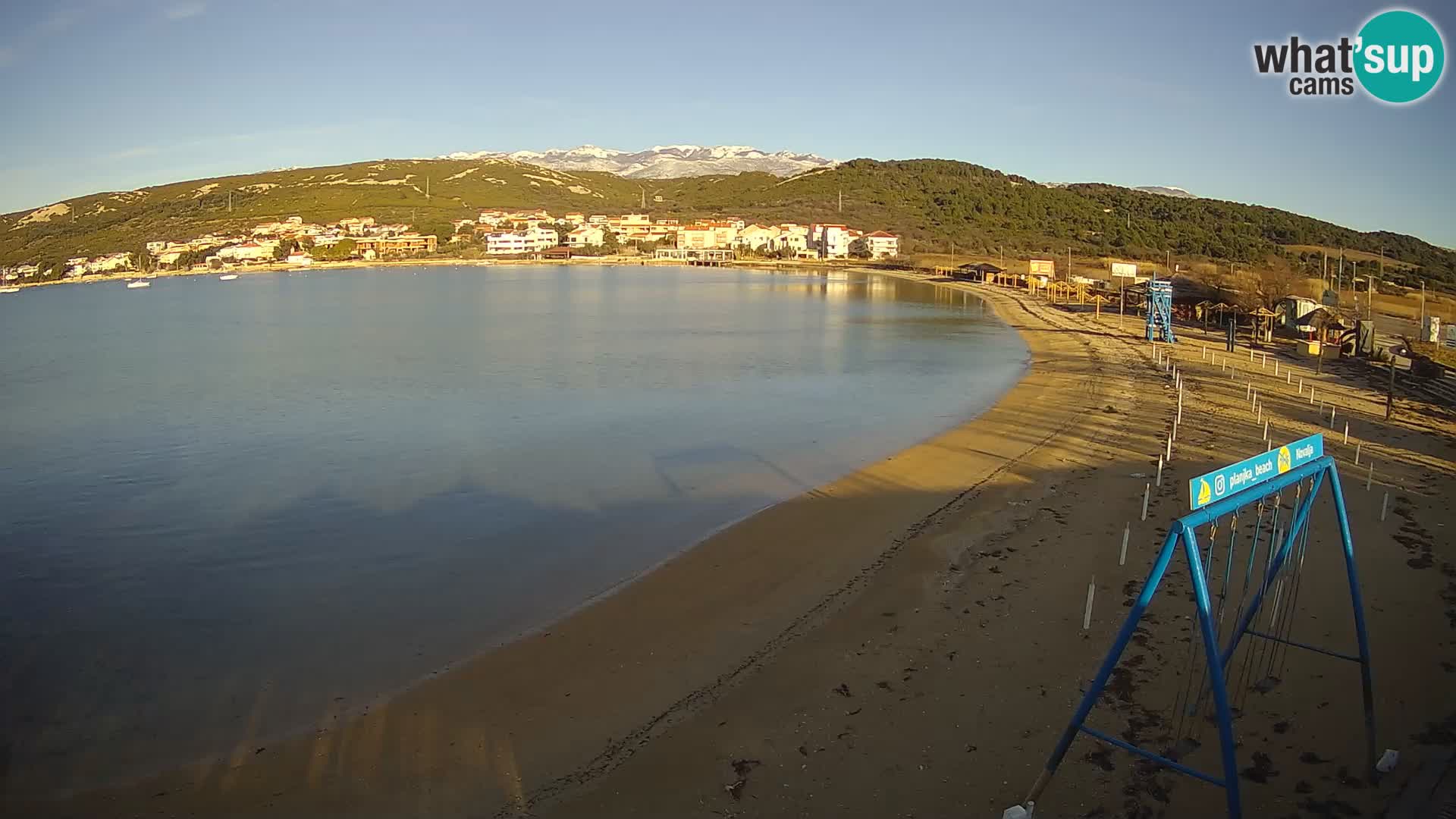 Webcam live – Planjka beach – Pag Island