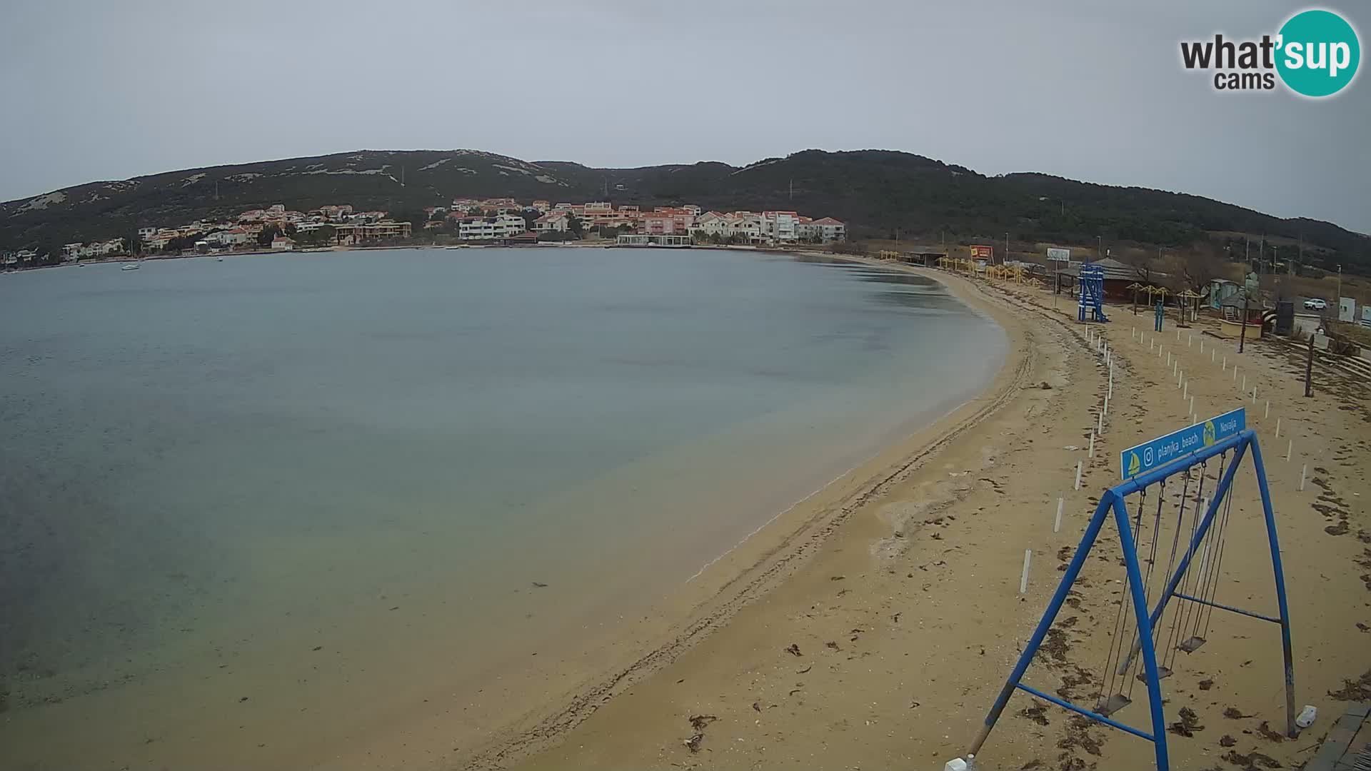 Webcam live – Planjka beach – Pag Island