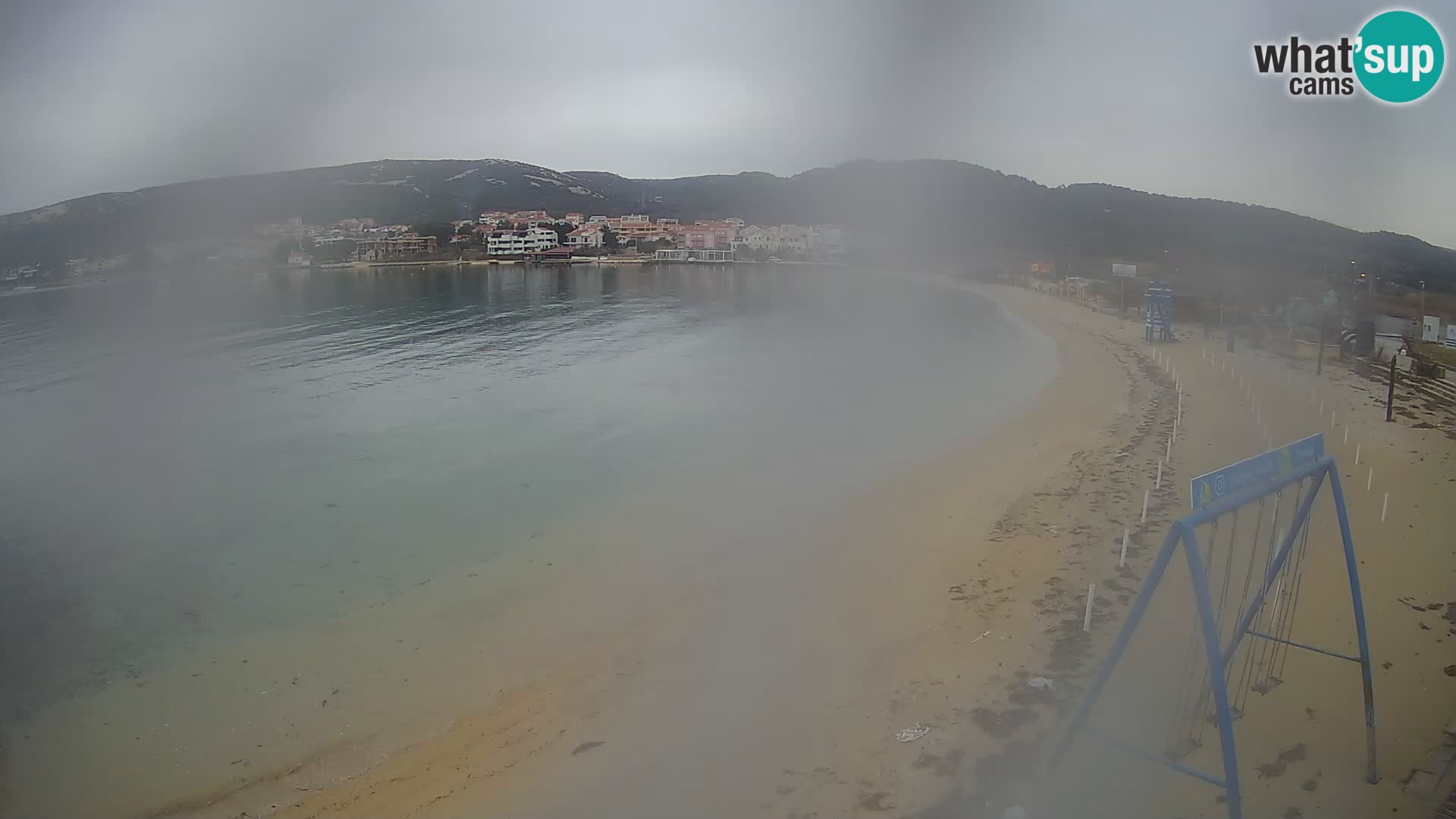 Kamera v zivo – Plaža Planjka – otok Pag