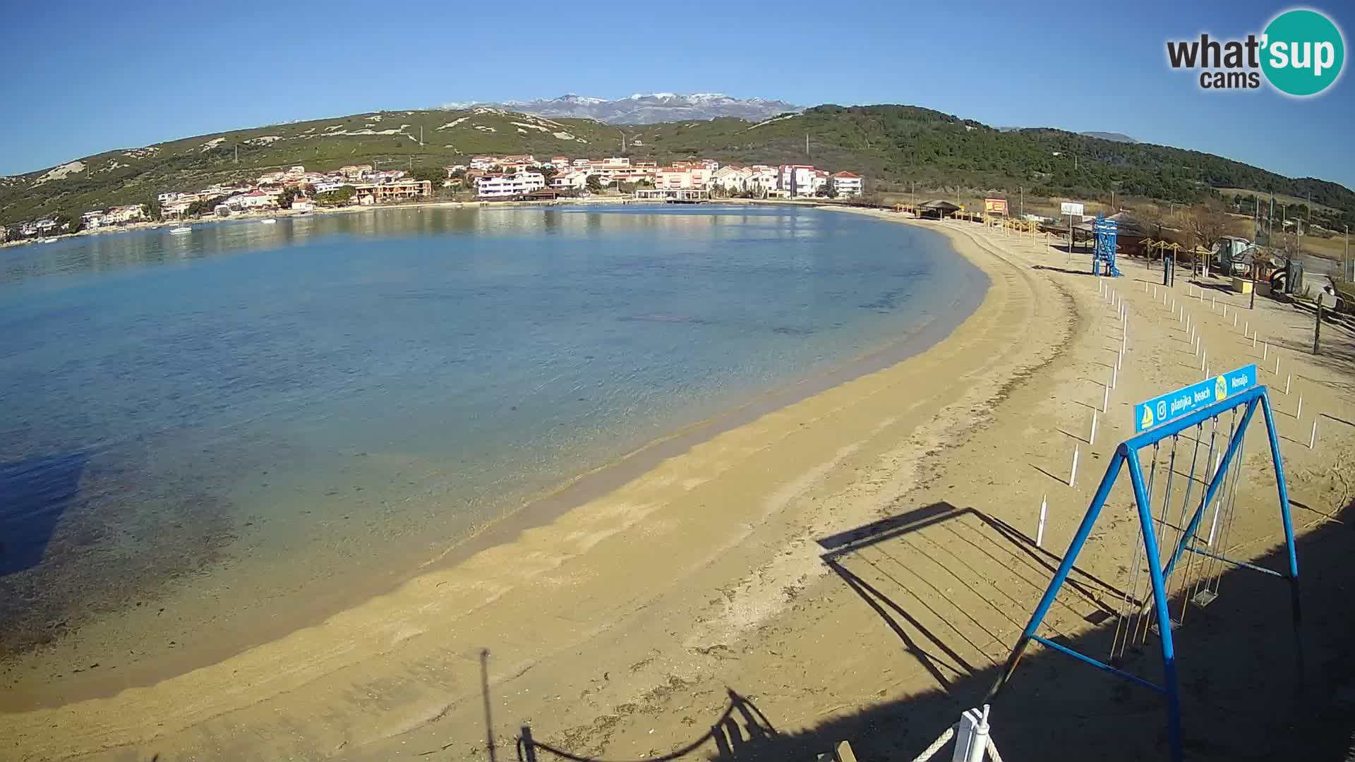 Webcam live – Planjka beach – Pag Island