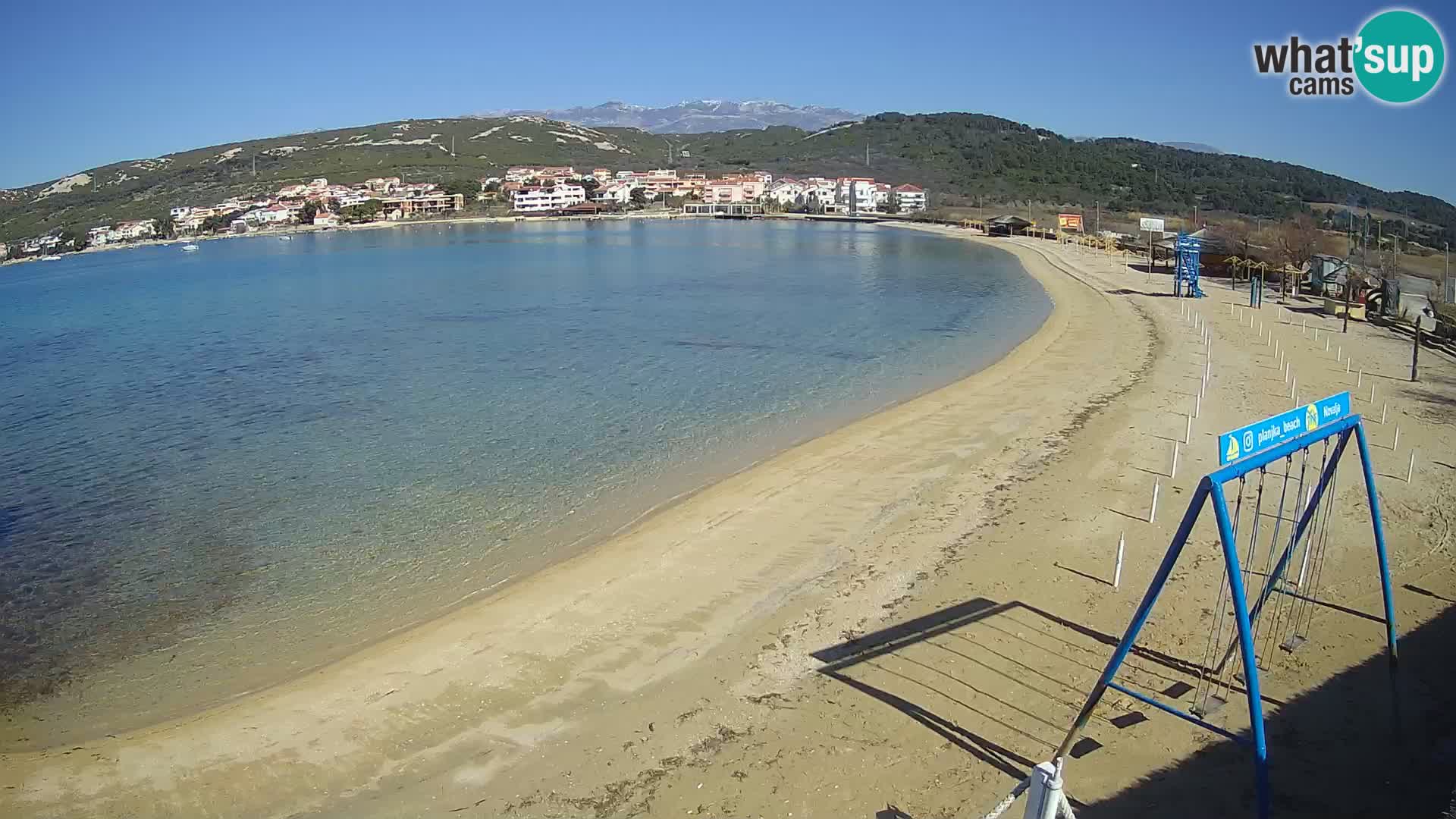 Web kamera – Plaža Planjka – otok Pag