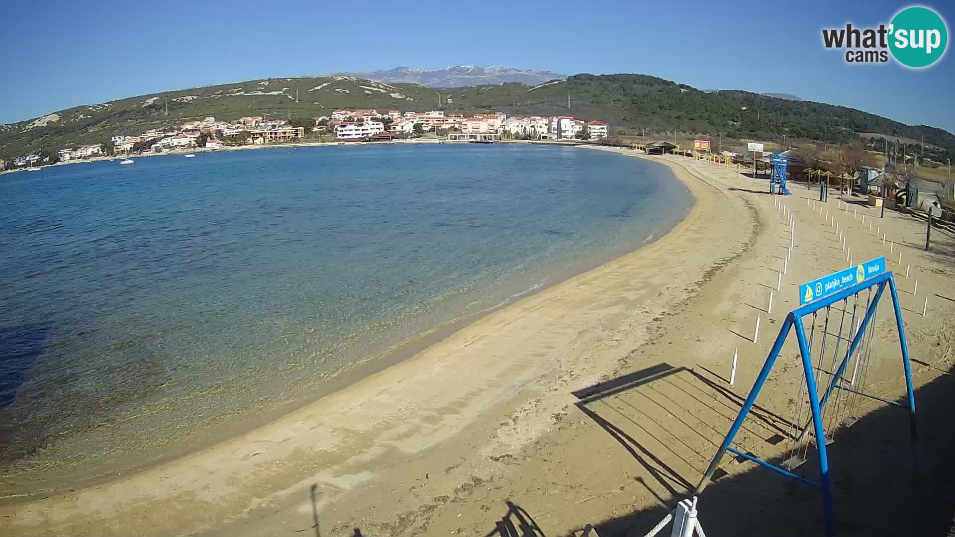 Webcam live – Planjka beach – Pag Island