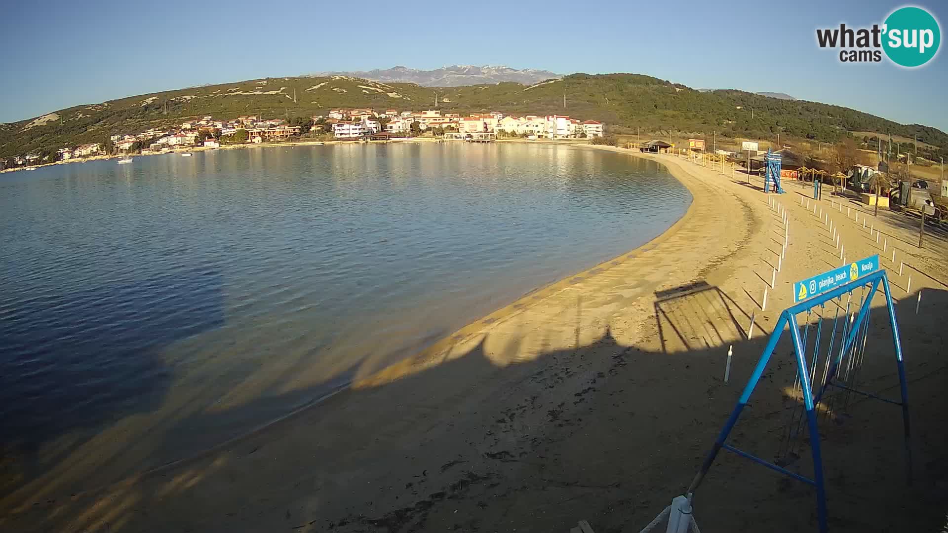 Webcam live – Planjka beach – Pag Island