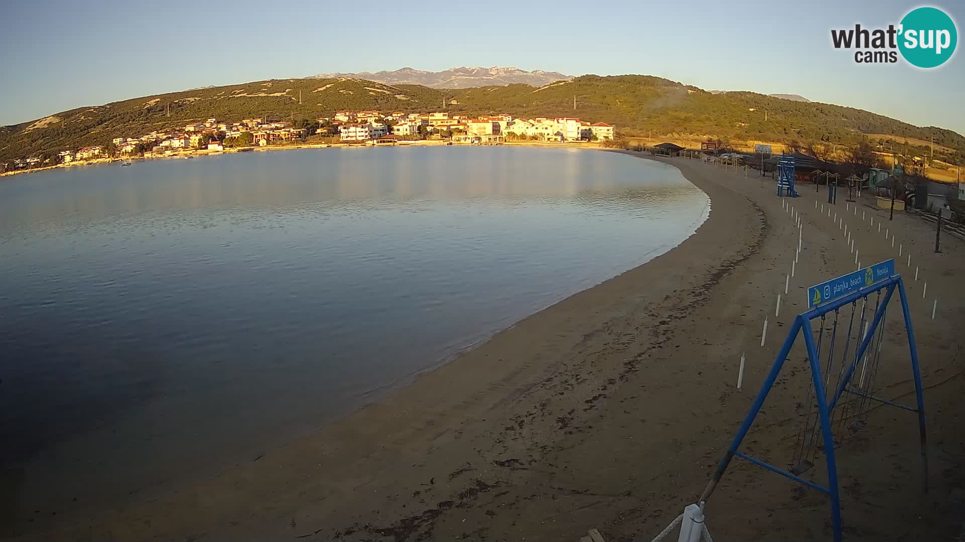 Webcam live – Planjka beach – Pag Island