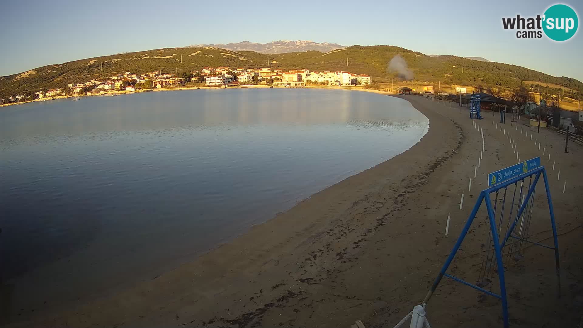 Webcam live – Planjka beach – Pag Island