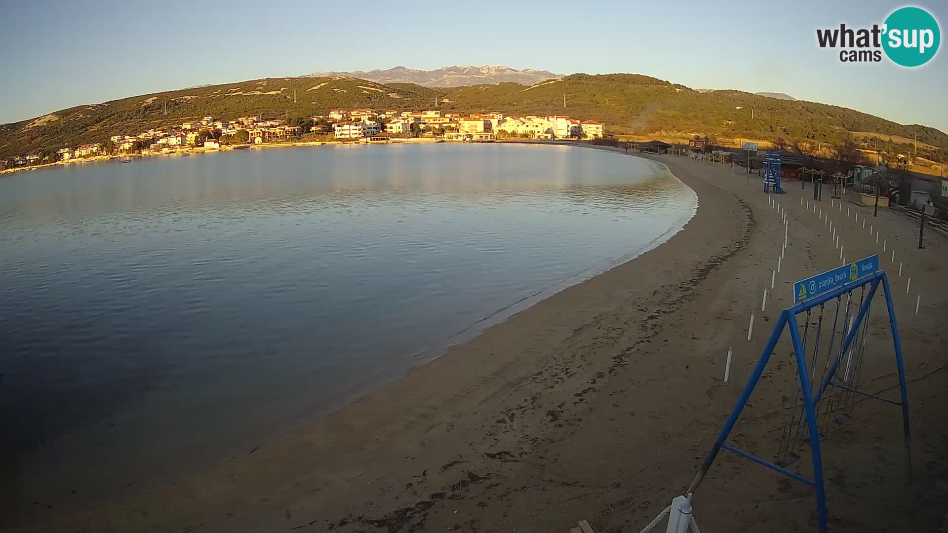 Webcam live – Planjka beach – Pag Island