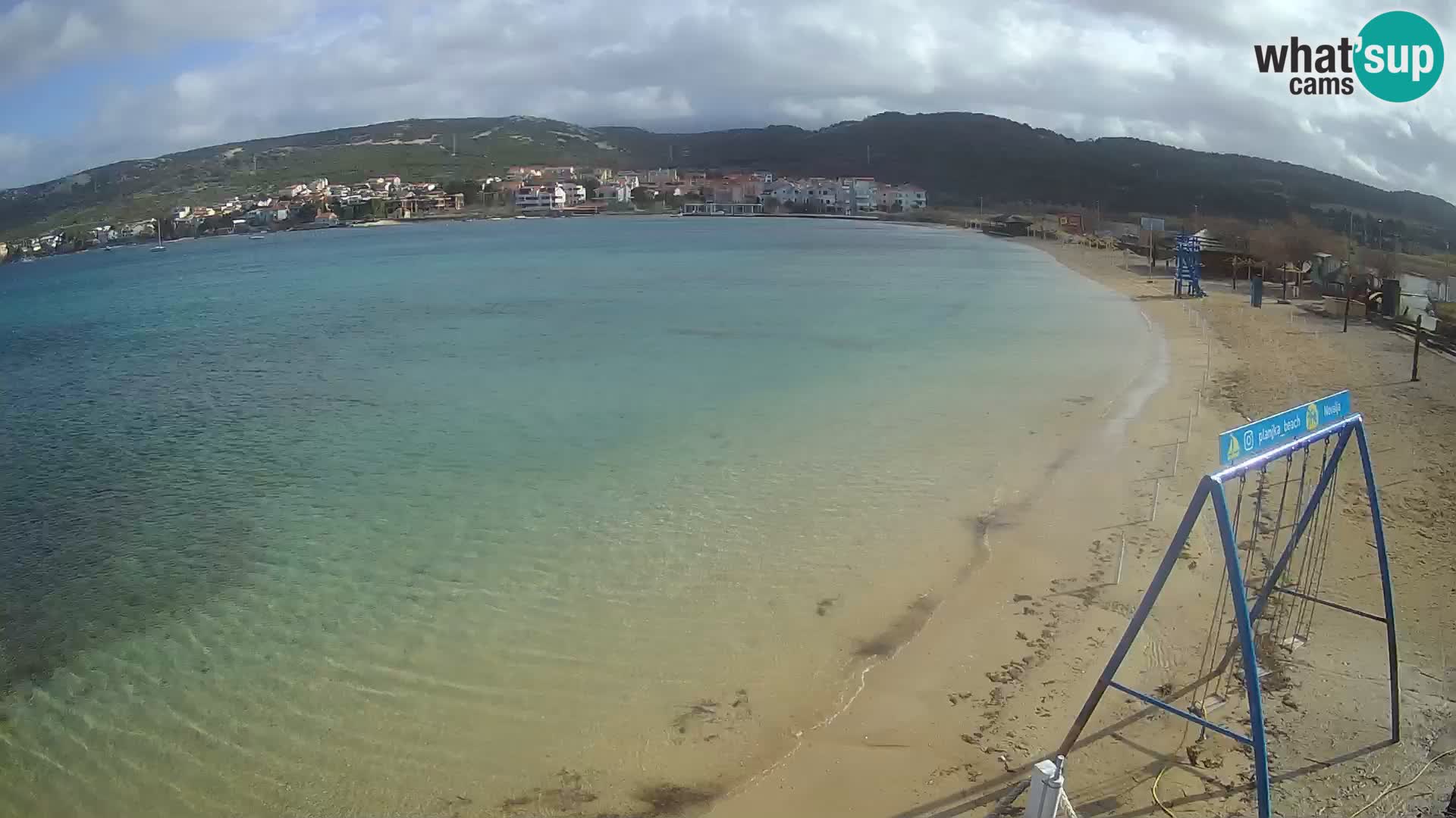 Web kamera – Plaža Planjka – otok Pag