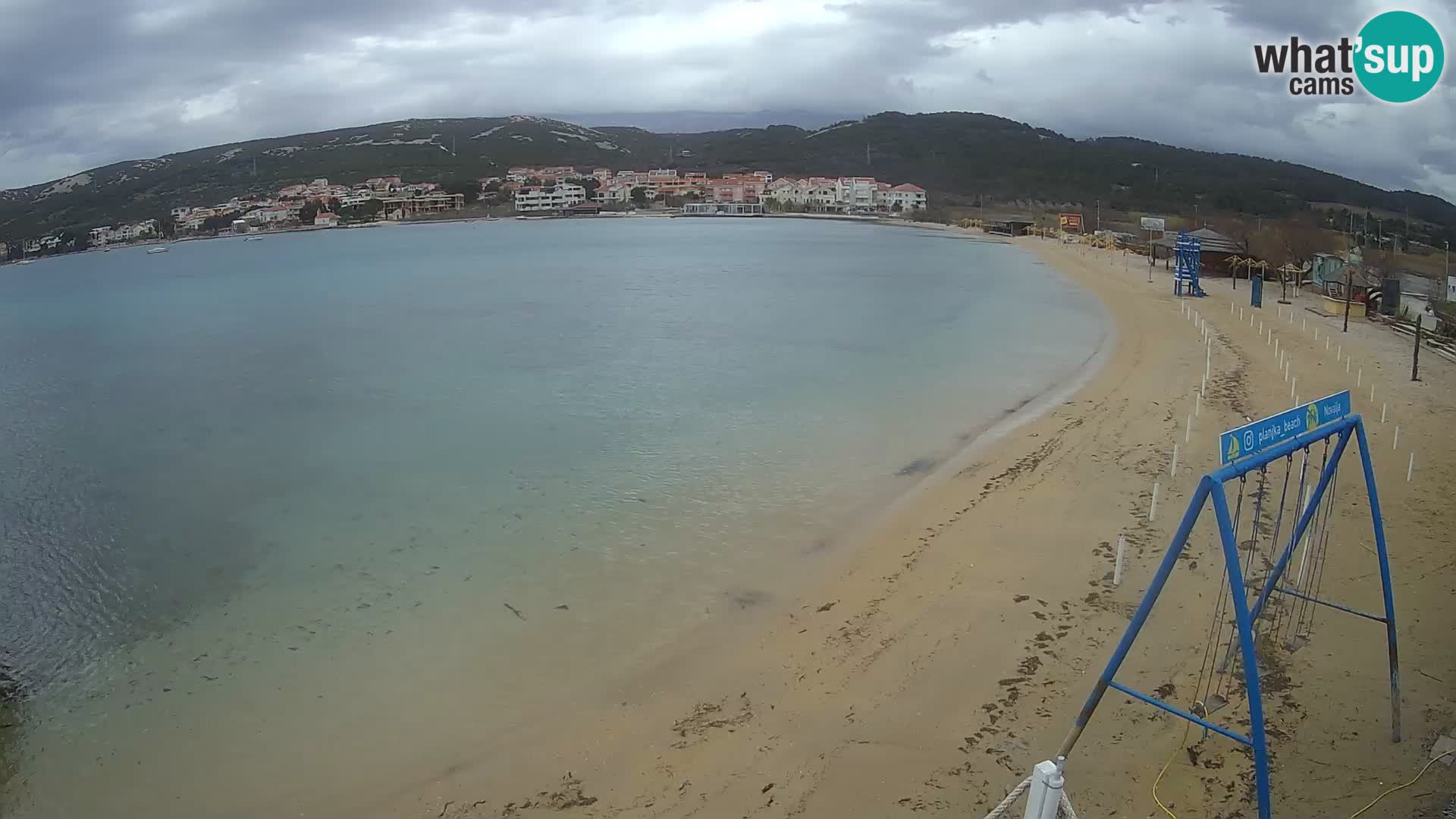 Webcam live – Planjka beach – Pag Island