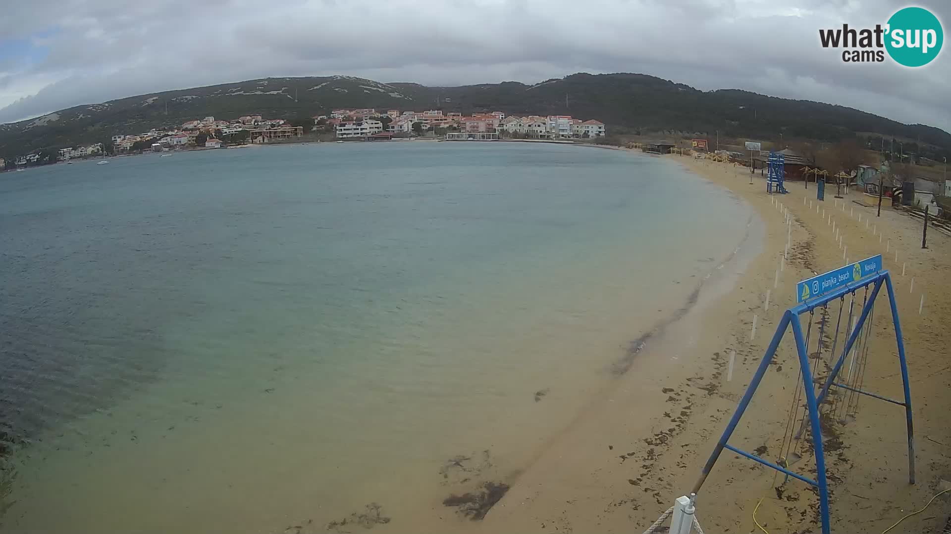 Webcam live – Planjka beach – Pag Island