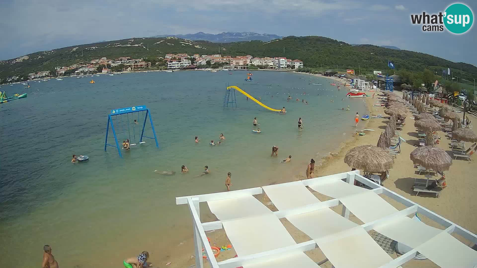 Webcam live – Planjka beach – Pag Island