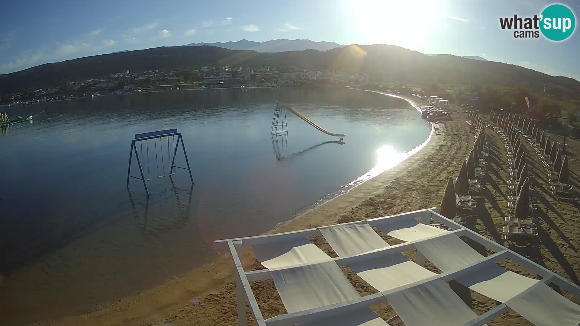 Webcam live – Planjka beach – Pag Island