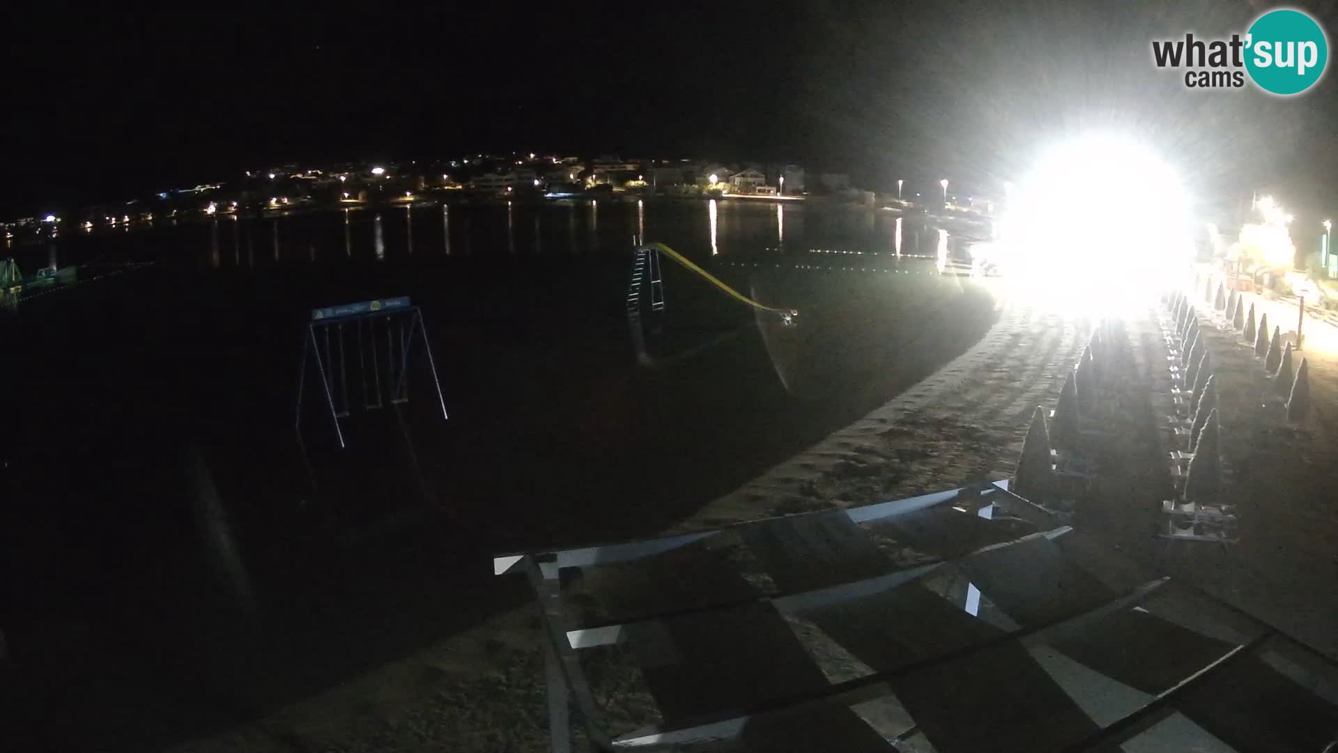 Webcam live – Planjka beach – Pag Island