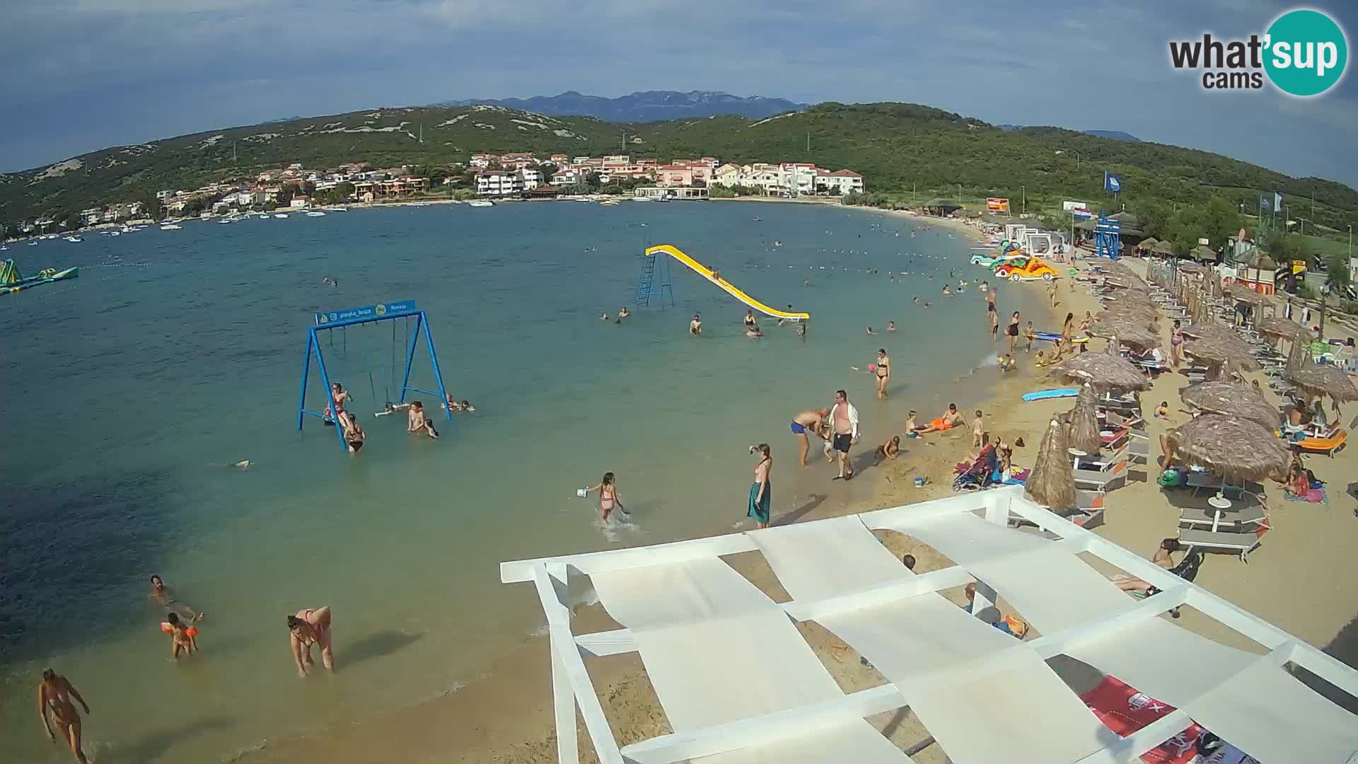 Web kamera – Plaža Planjka – otok Pag