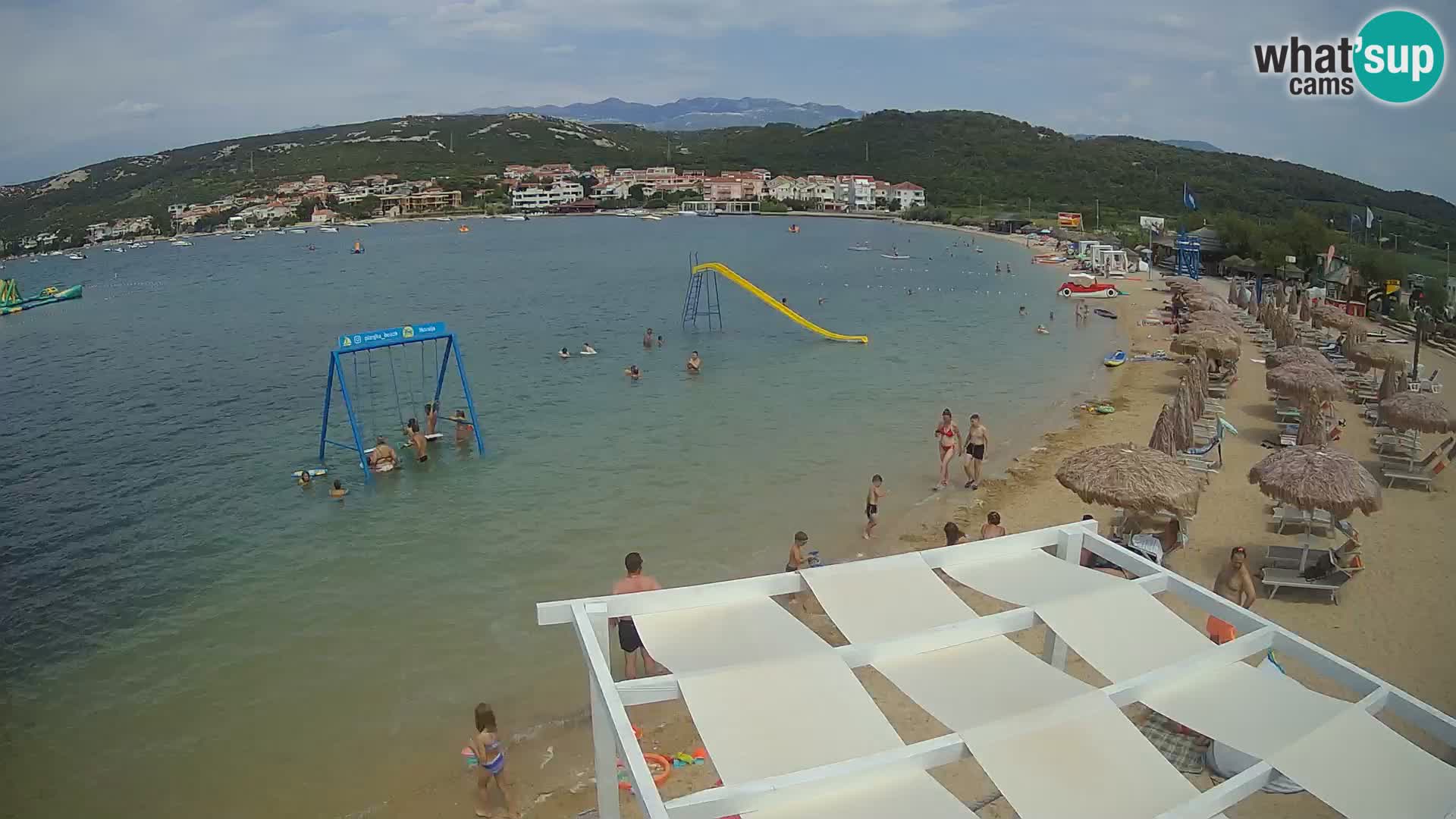 Webcam live – Planjka beach – Pag Island