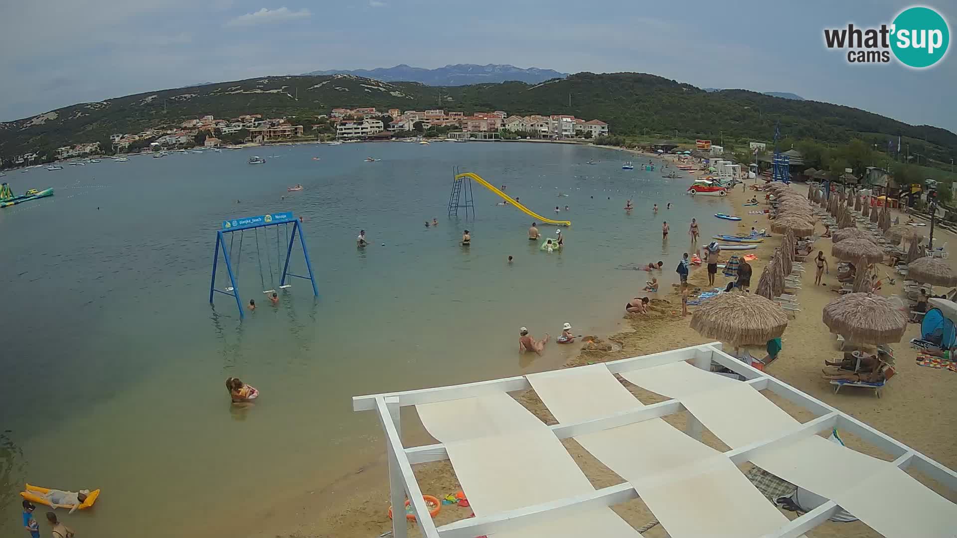 Webcam live – Planjka beach – Pag Island