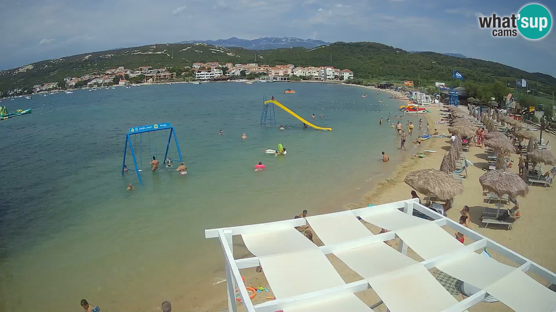 Web kamera – Plaža Planjka – otok Pag