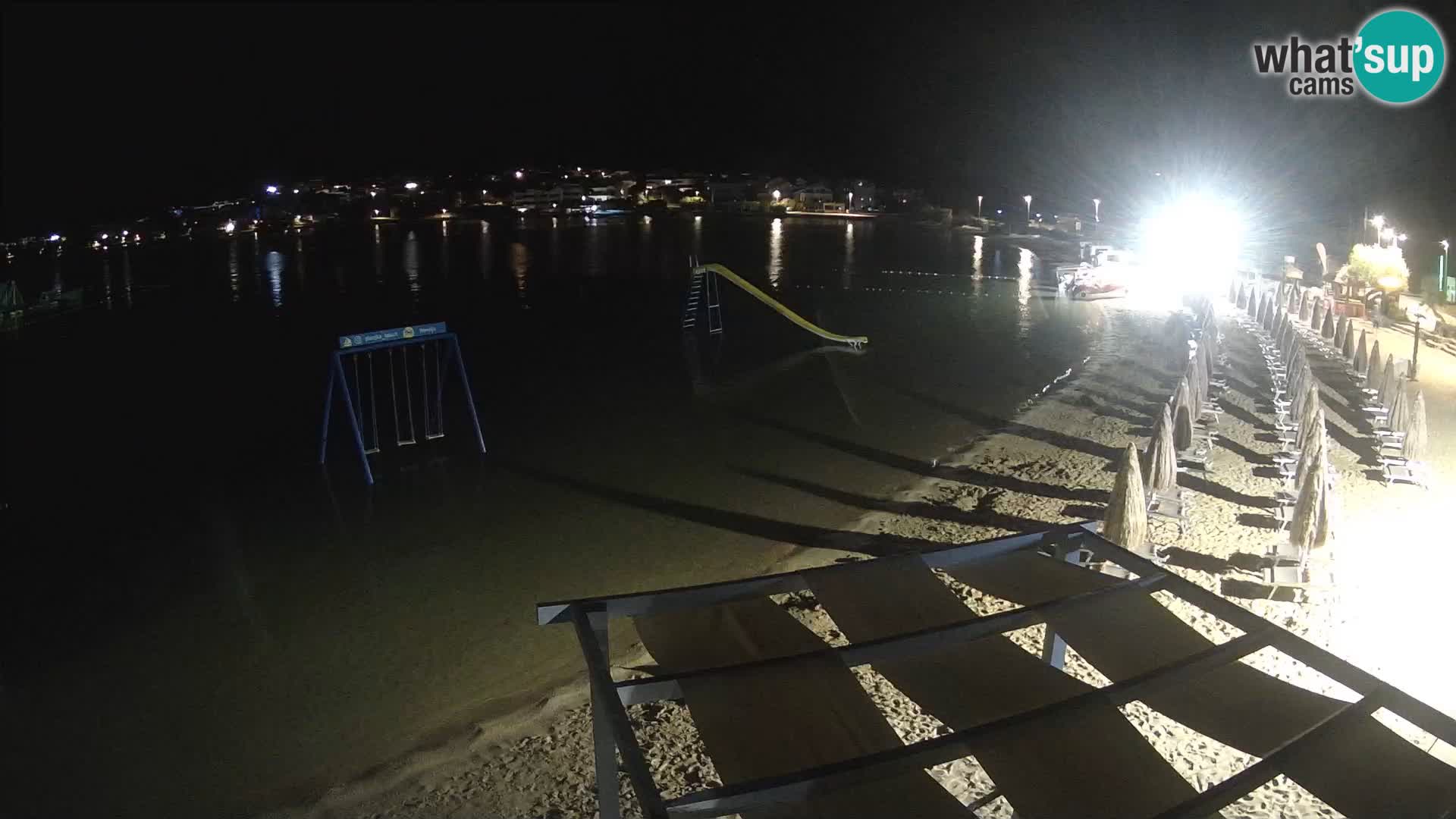 Webcam live – Planjka beach – Pag Island
