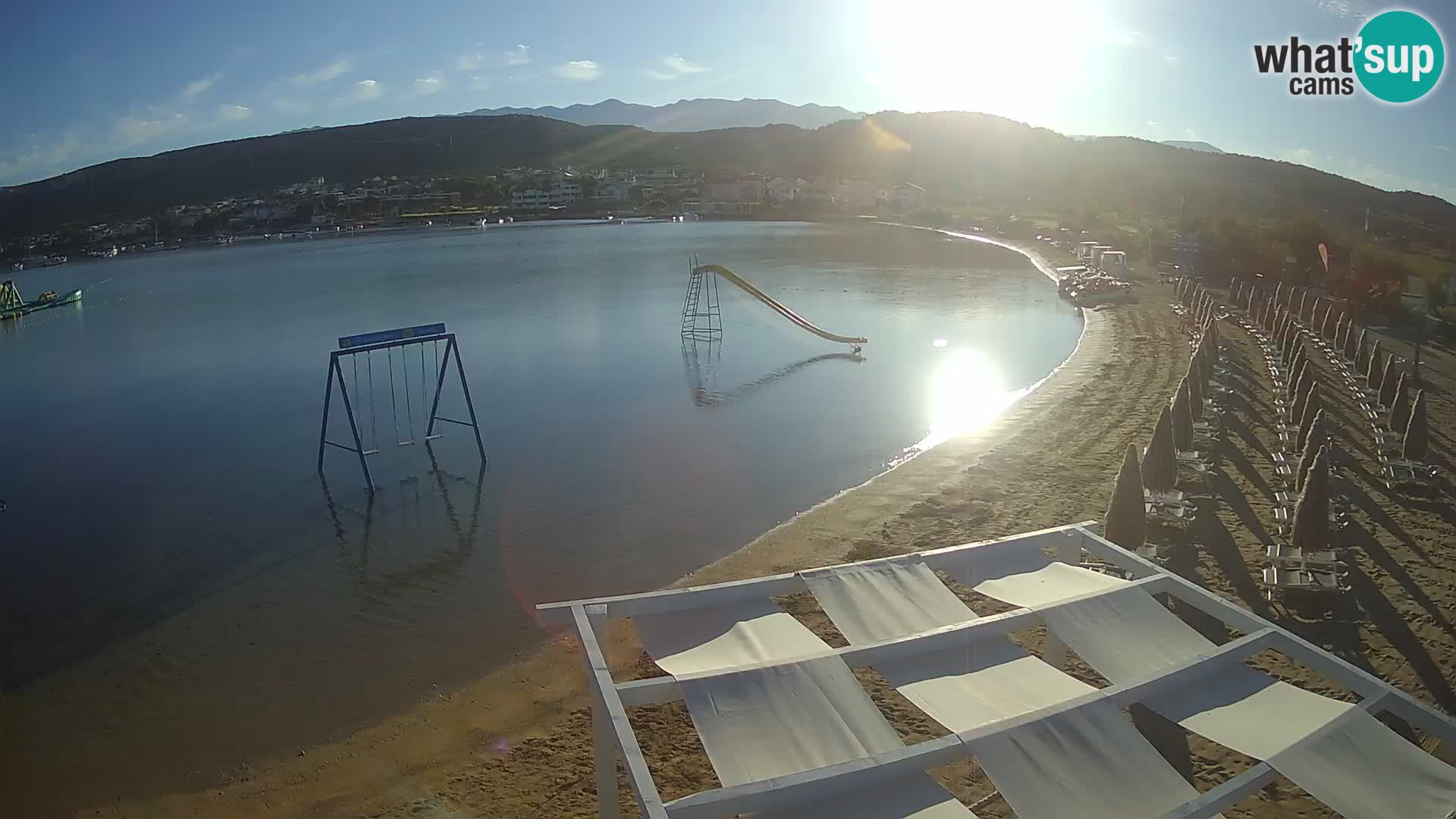 Webcam live – Planjka beach – Pag Island