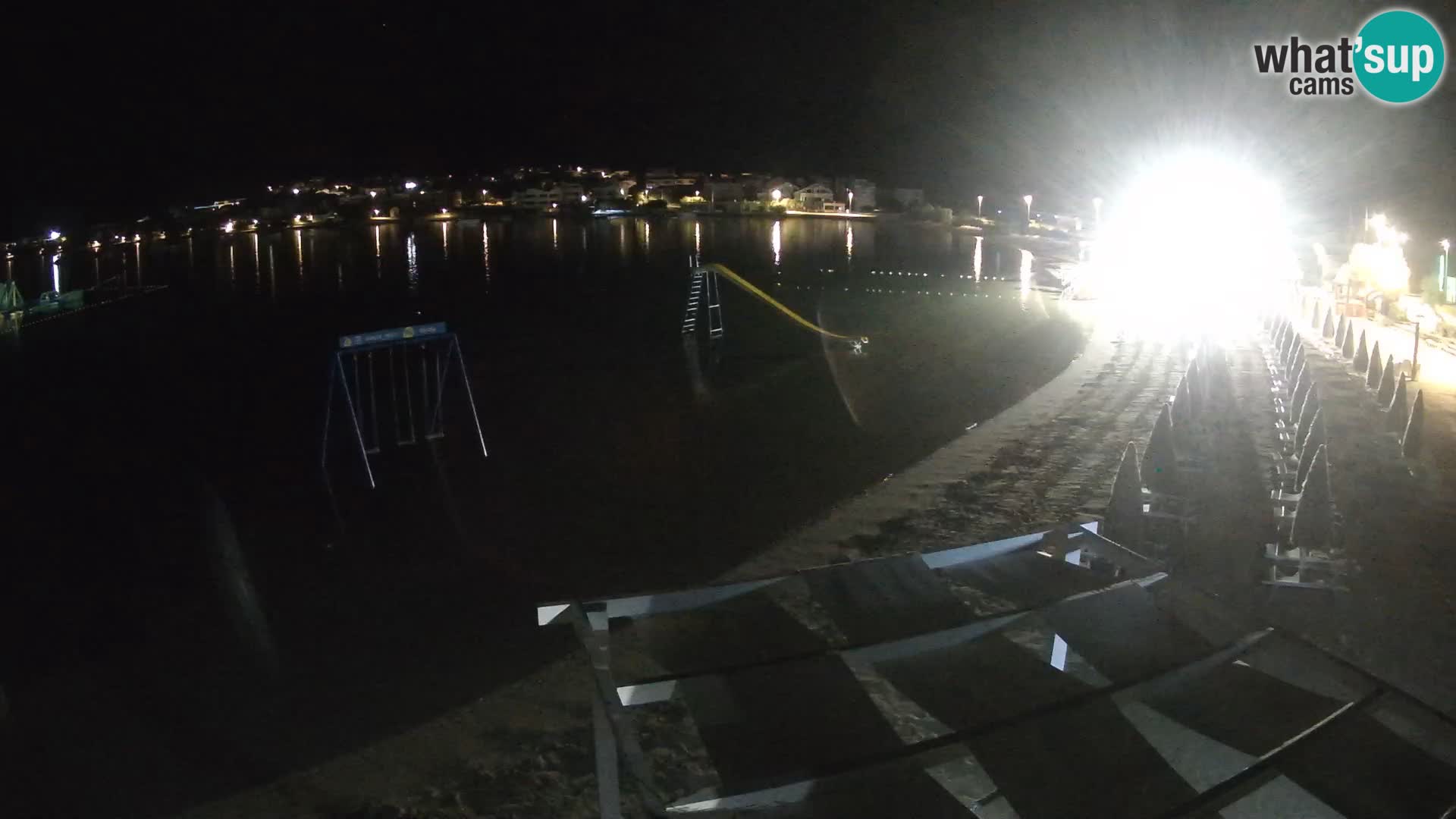 Webcam live – Planjka beach – Pag Island