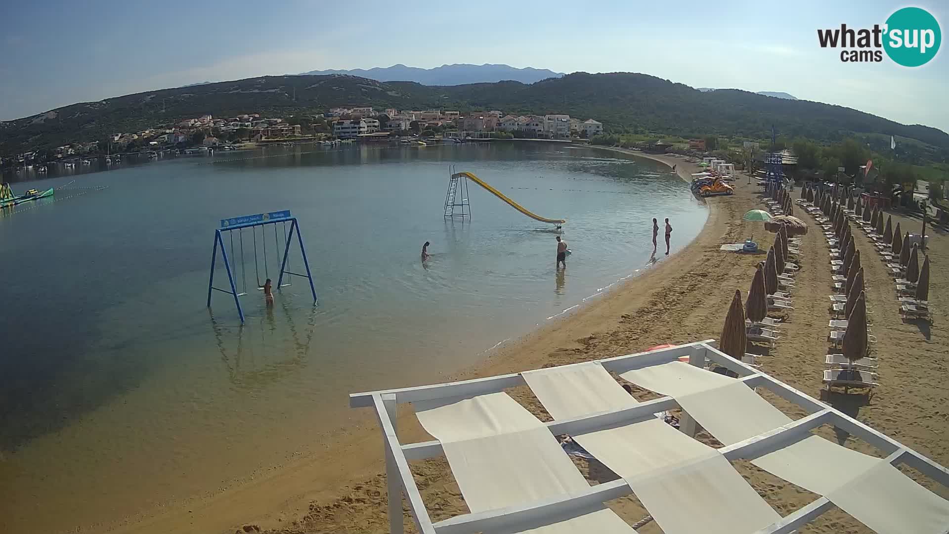 Webcam live – Planjka beach – Pag Island