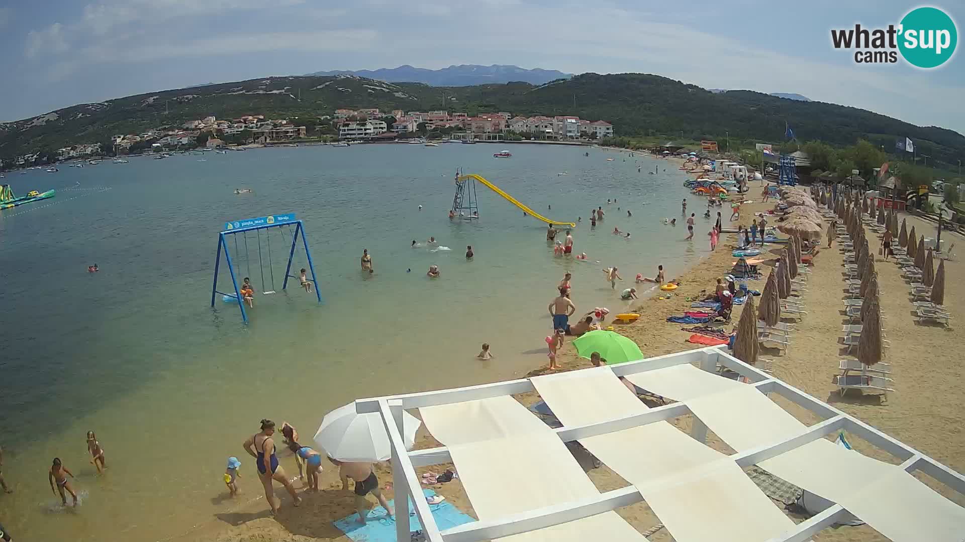 Webcam live – Planjka beach – Pag Island