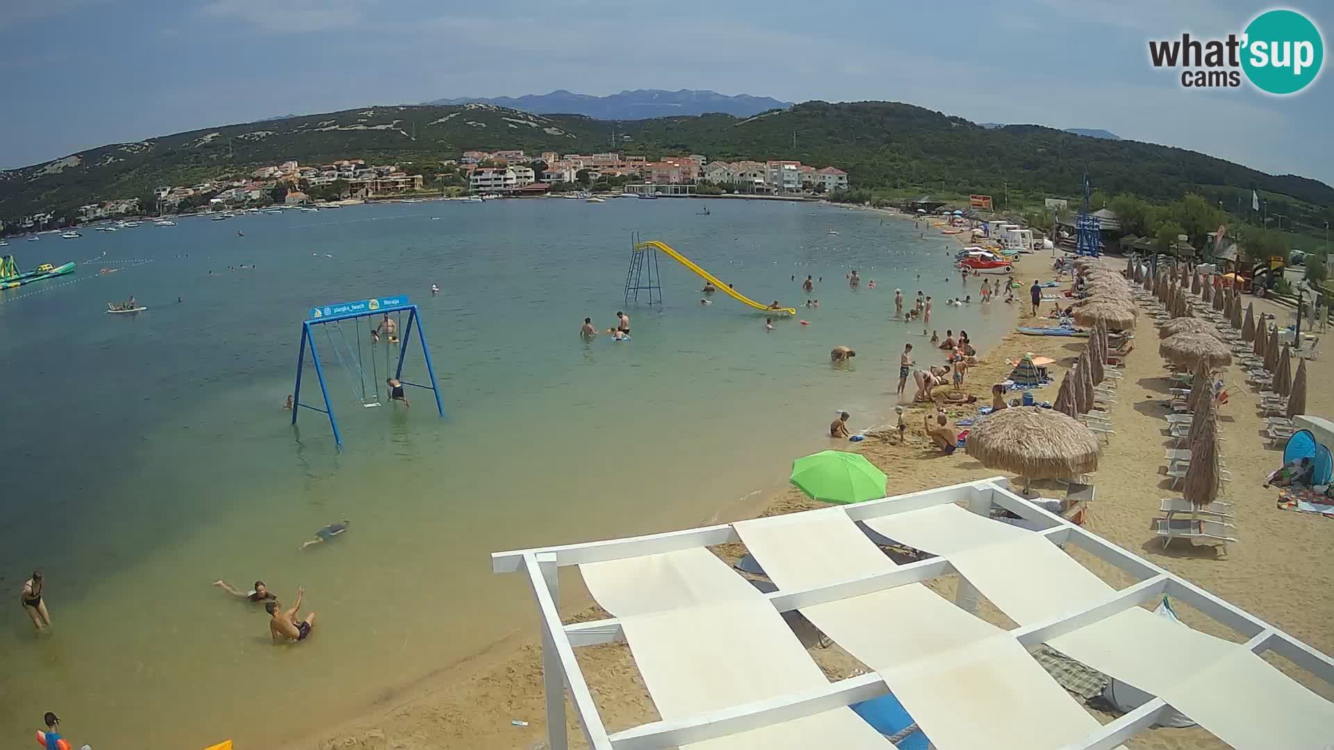Web kamera – Plaža Planjka – otok Pag