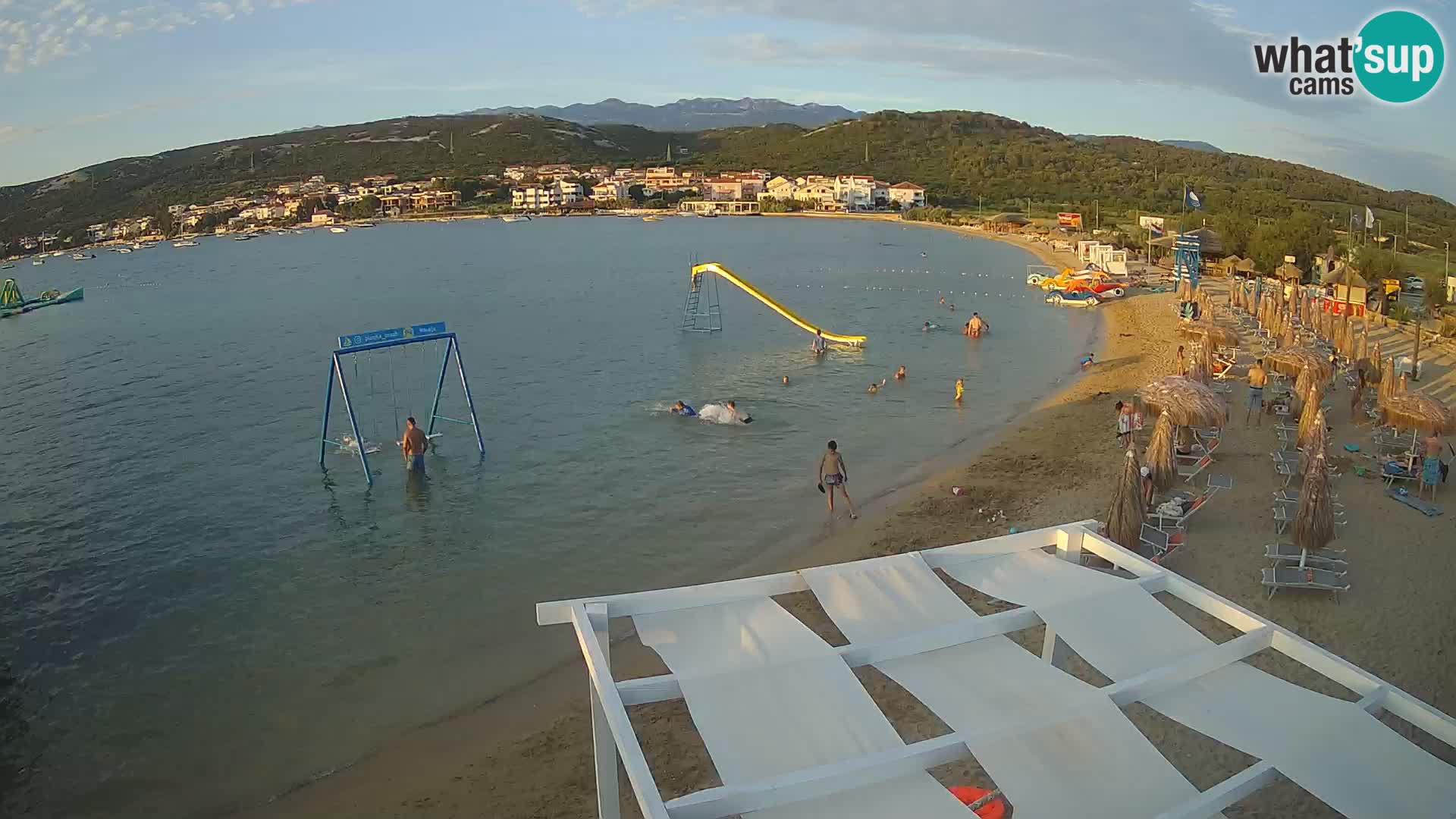 Webcam live – Planjka beach – Pag Island