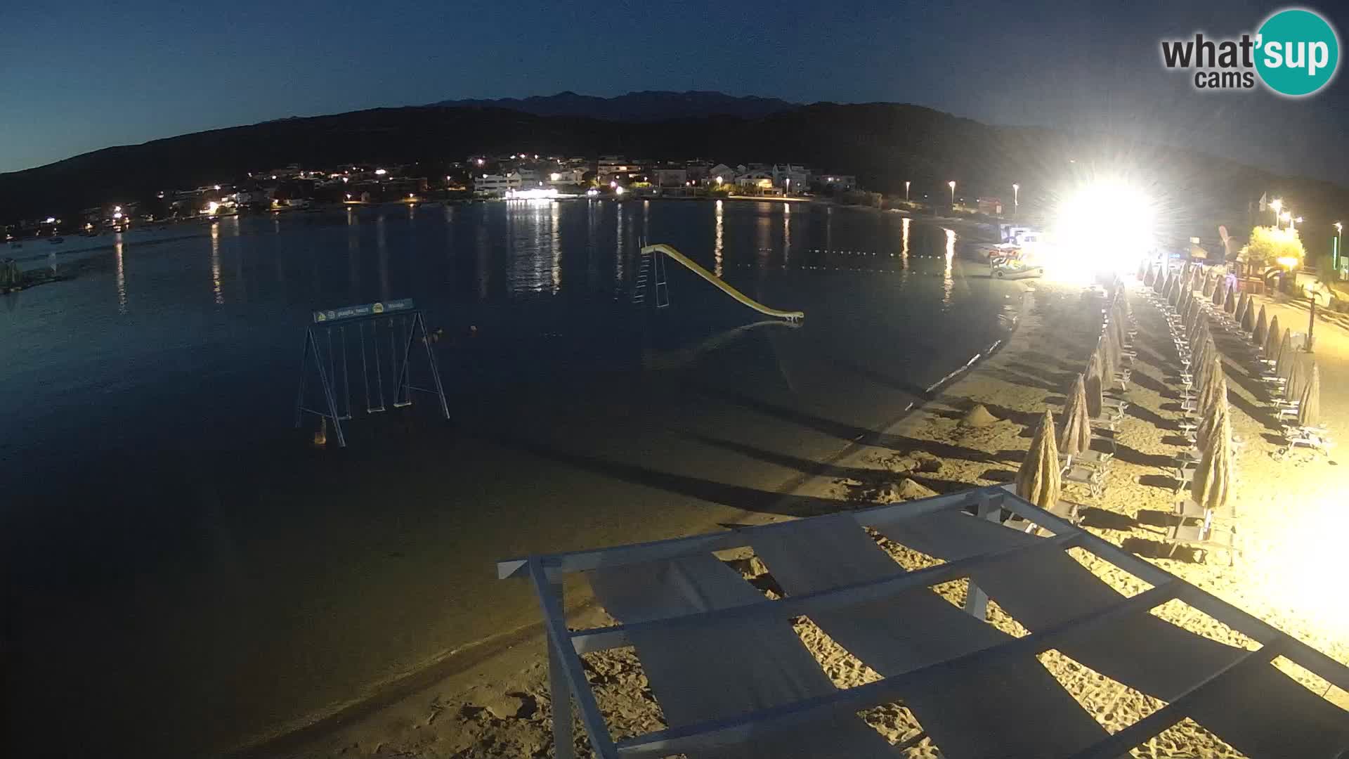 Webcam Live – Spiaggia Planjka isola di Pag