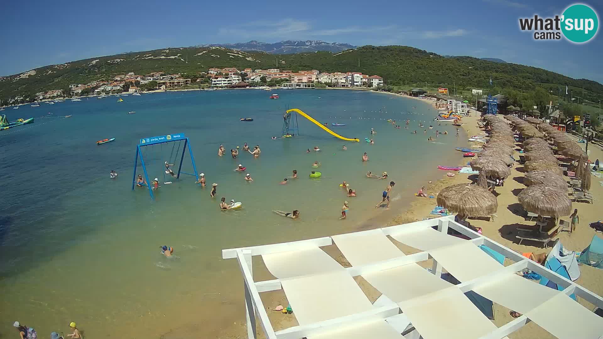 Webcam live – Planjka beach – Pag Island