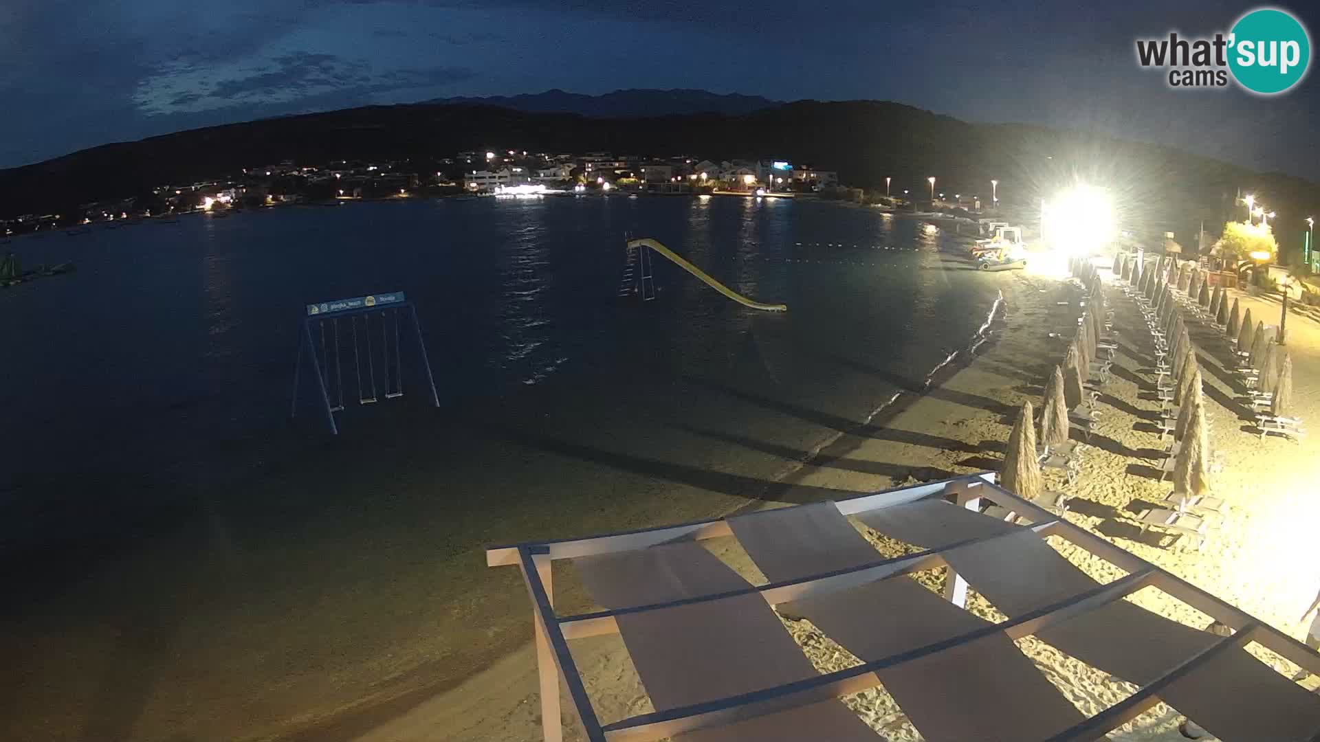 Webcam live – Planjka beach – Pag Island