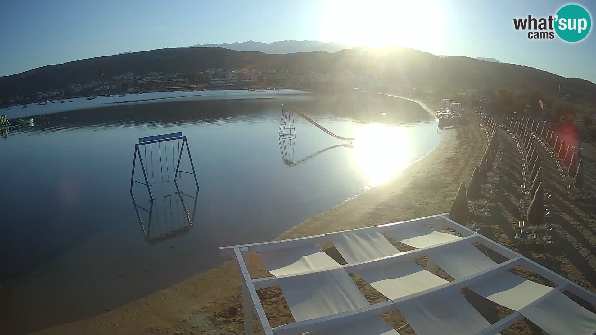 Webcam live – Planjka beach – Pag Island