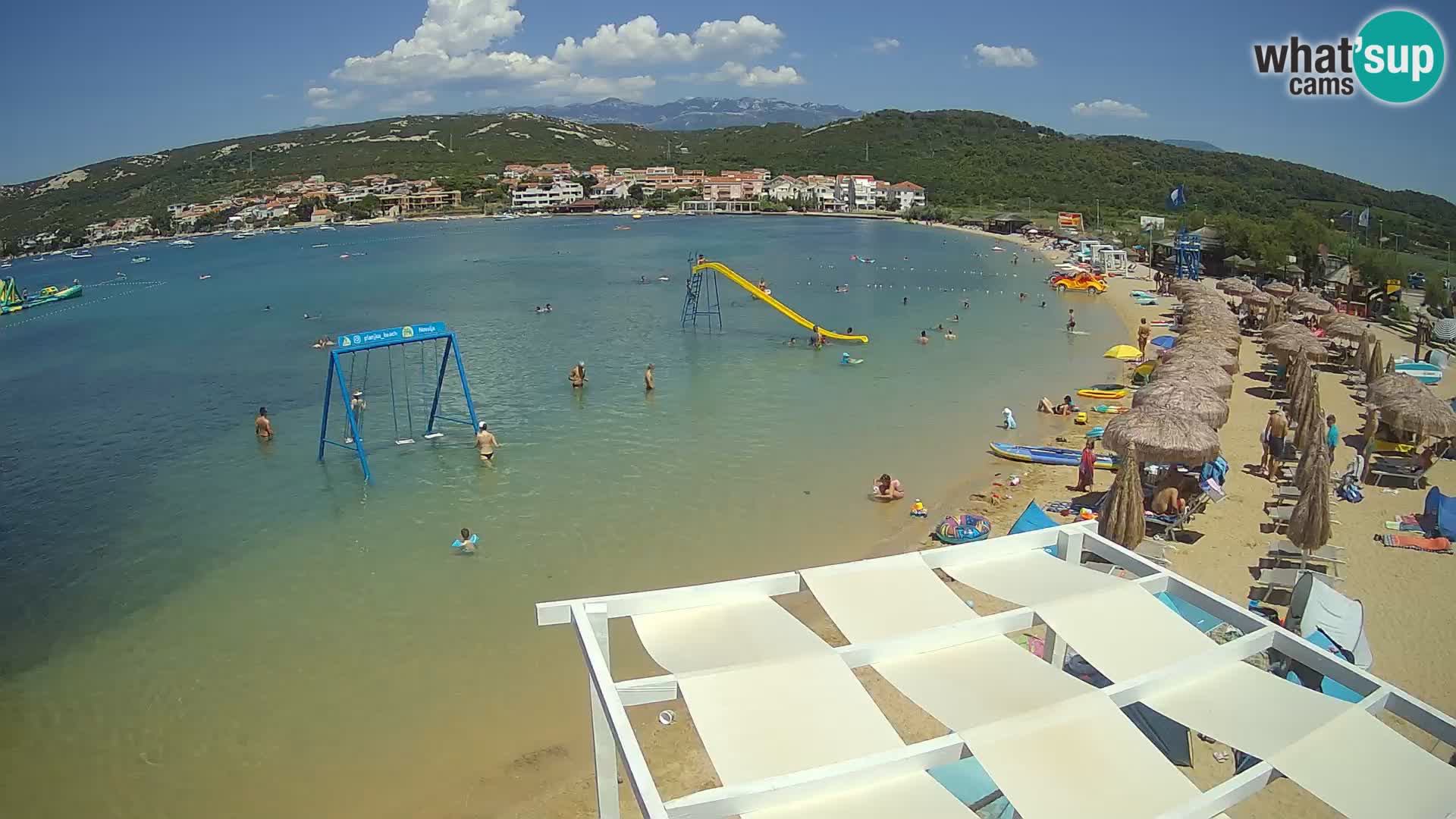 Webcam live – Planjka beach – Pag Island