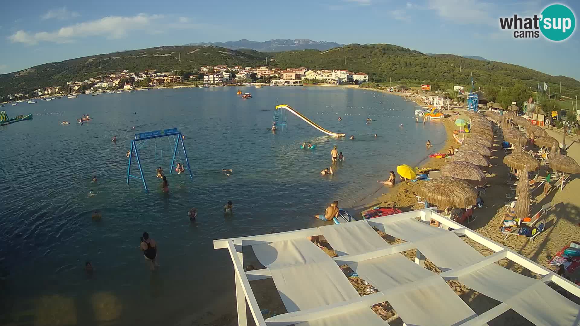 Web kamera – Plaža Planjka – otok Pag