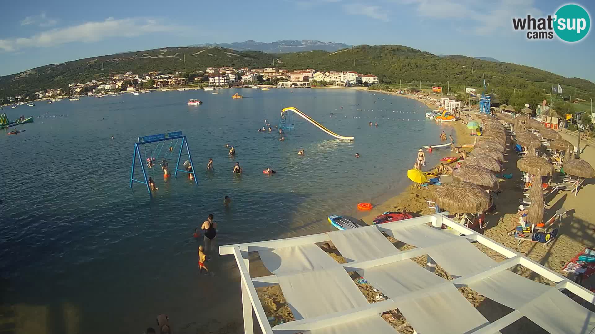 Webcam live – Planjka beach – Pag Island