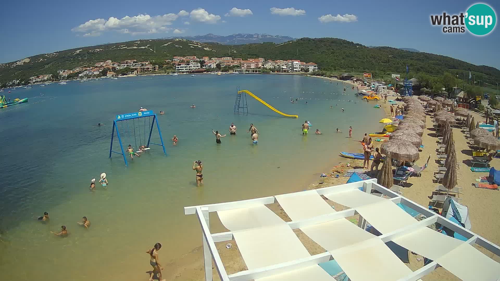 Webcam live – Planjka beach – Pag Island