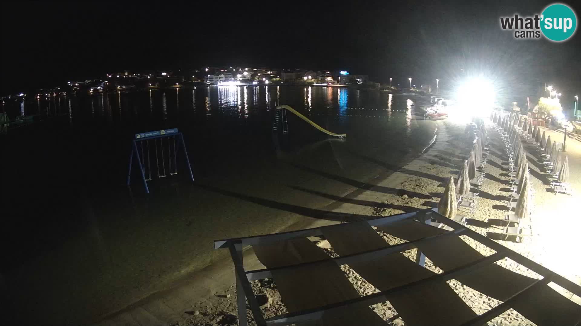 Webcam live – Planjka beach – Pag Island