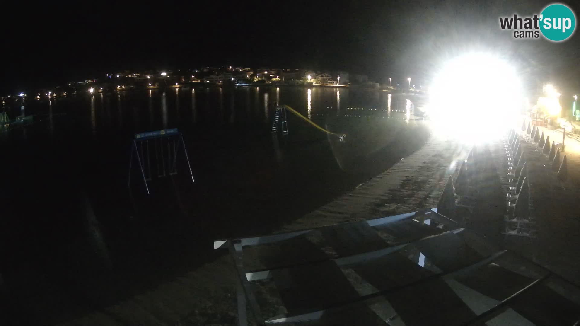 Webcam live – Planjka beach – Pag Island