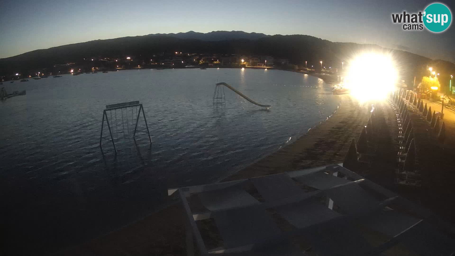 Webcam live – Planjka beach – Pag Island