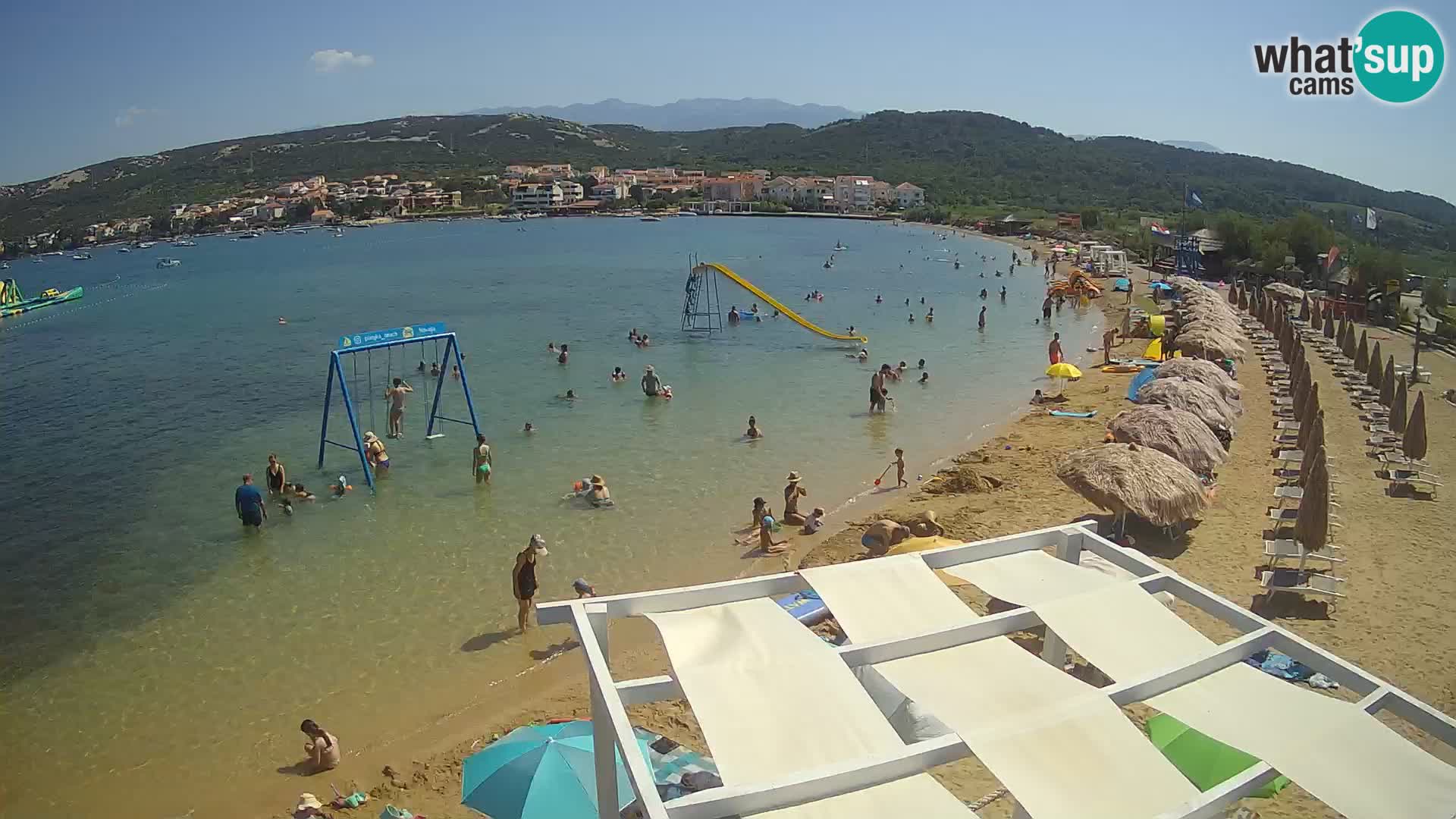 Webcam live – Planjka beach – Pag Island