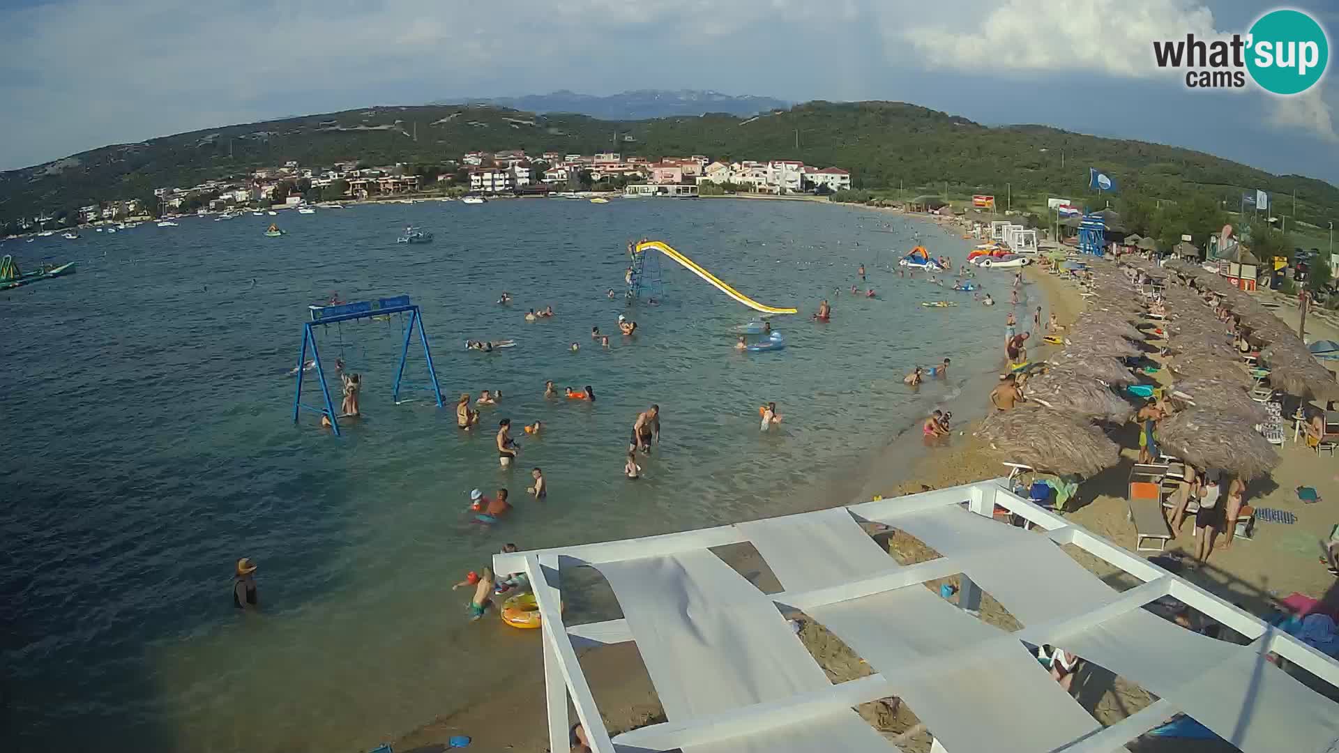 Kamera v zivo – Plaža Planjka – otok Pag