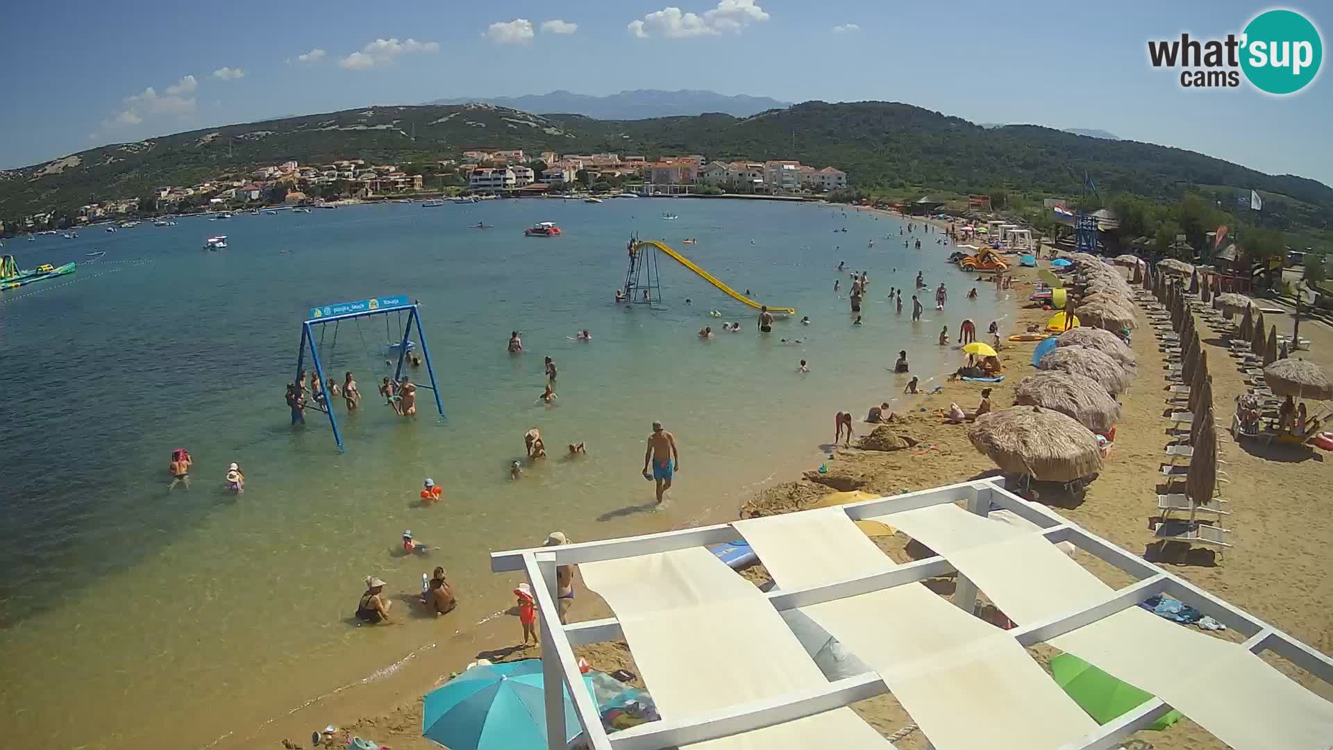 Webcam live – Planjka beach – Pag Island