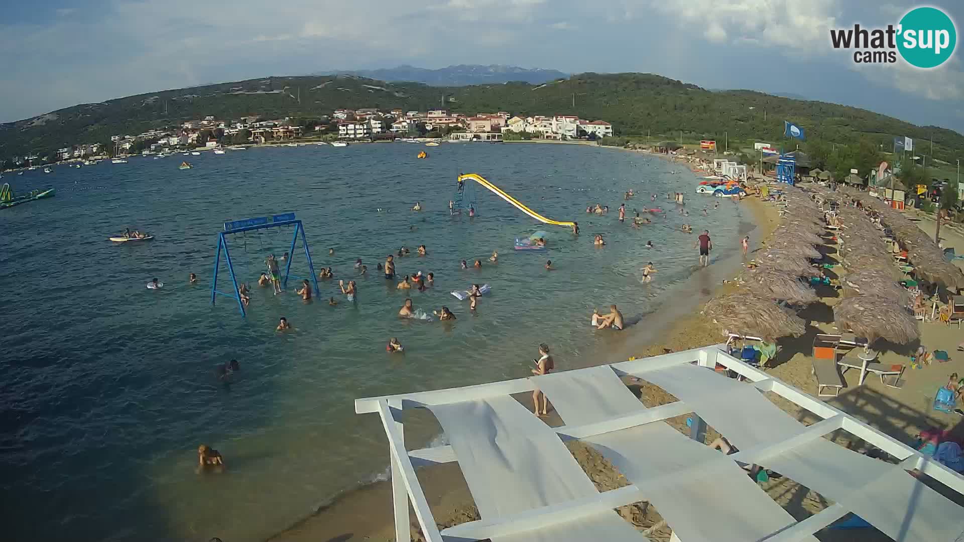 Webcam live – Planjka beach – Pag Island
