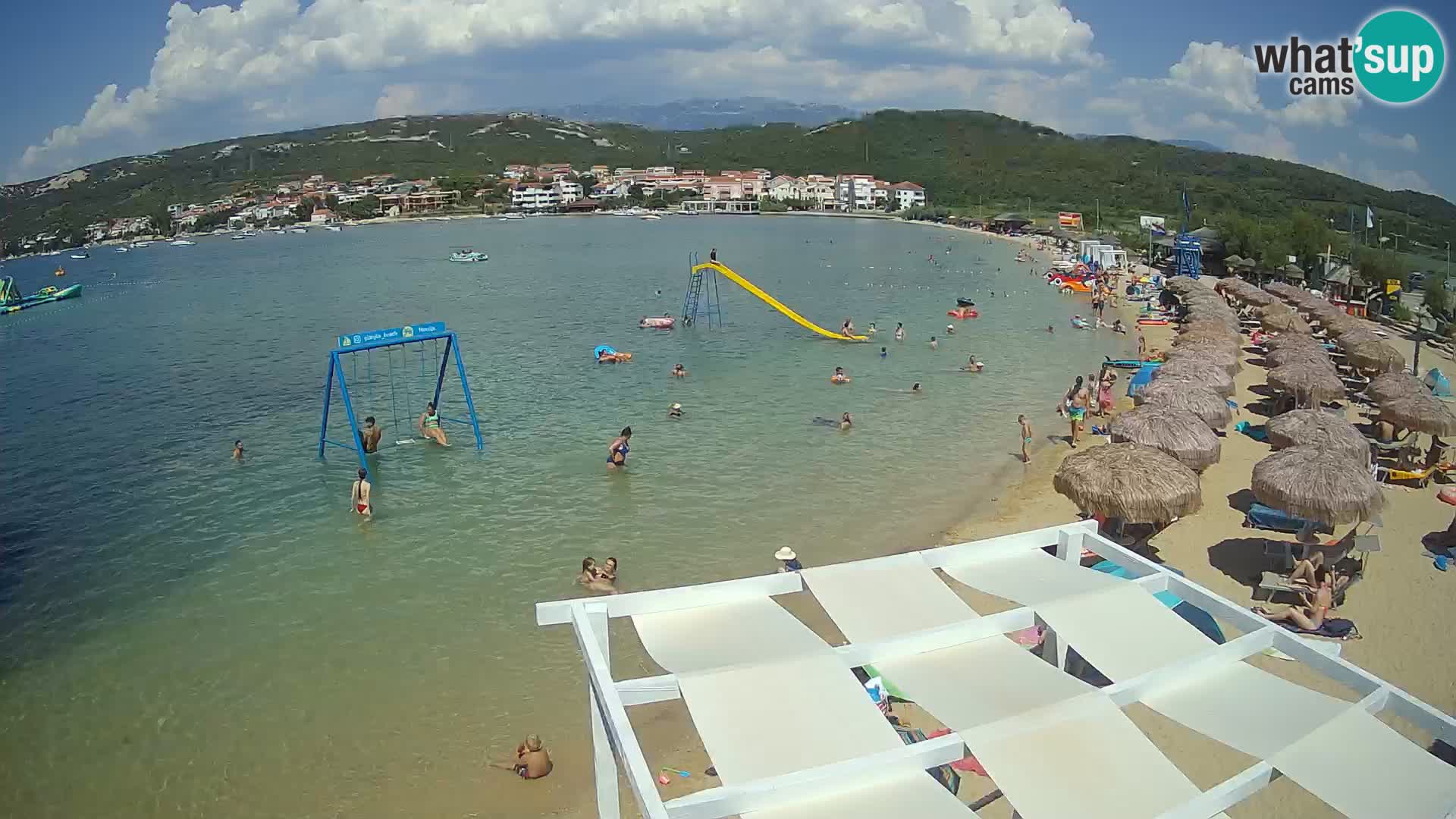 Web kamera – Plaža Planjka – otok Pag