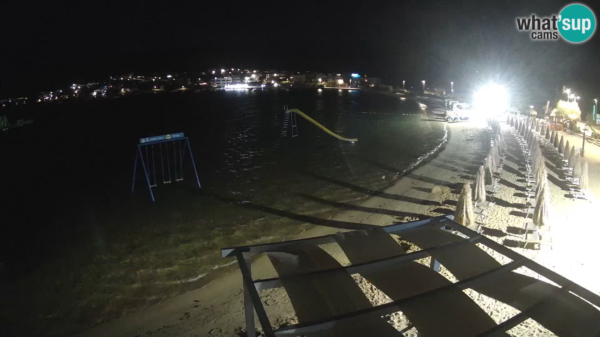 Webcam live – Planjka beach – Pag Island