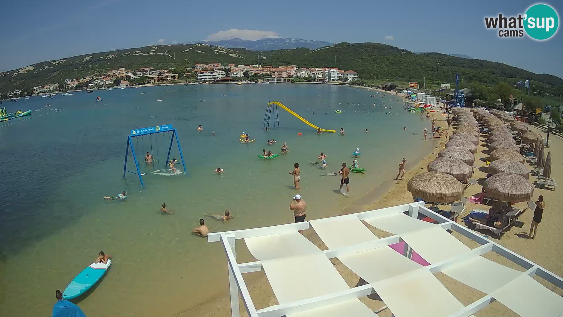 Webcam live – Planjka beach – Pag Island
