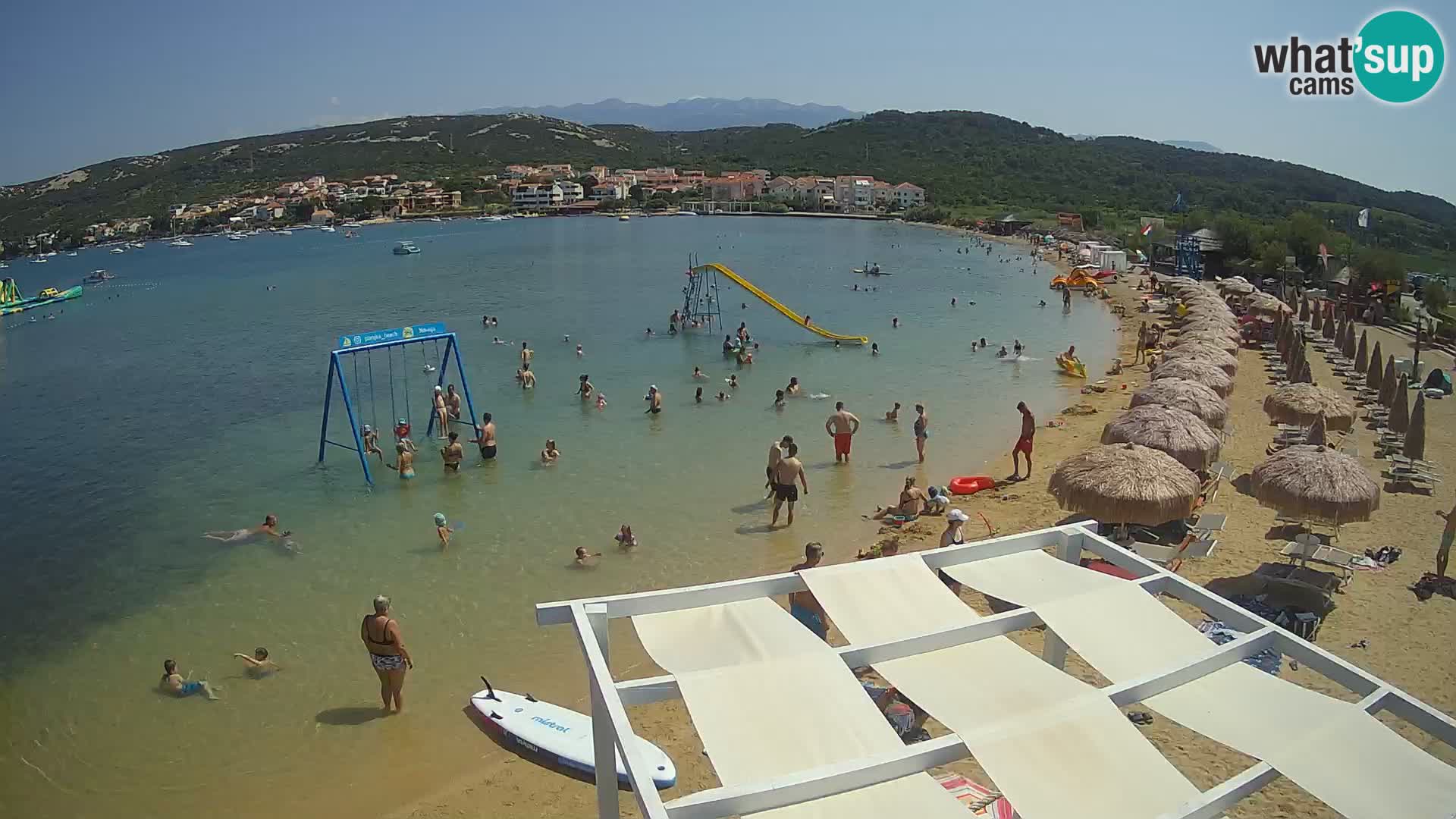 Kamera v zivo – Plaža Planjka – otok Pag