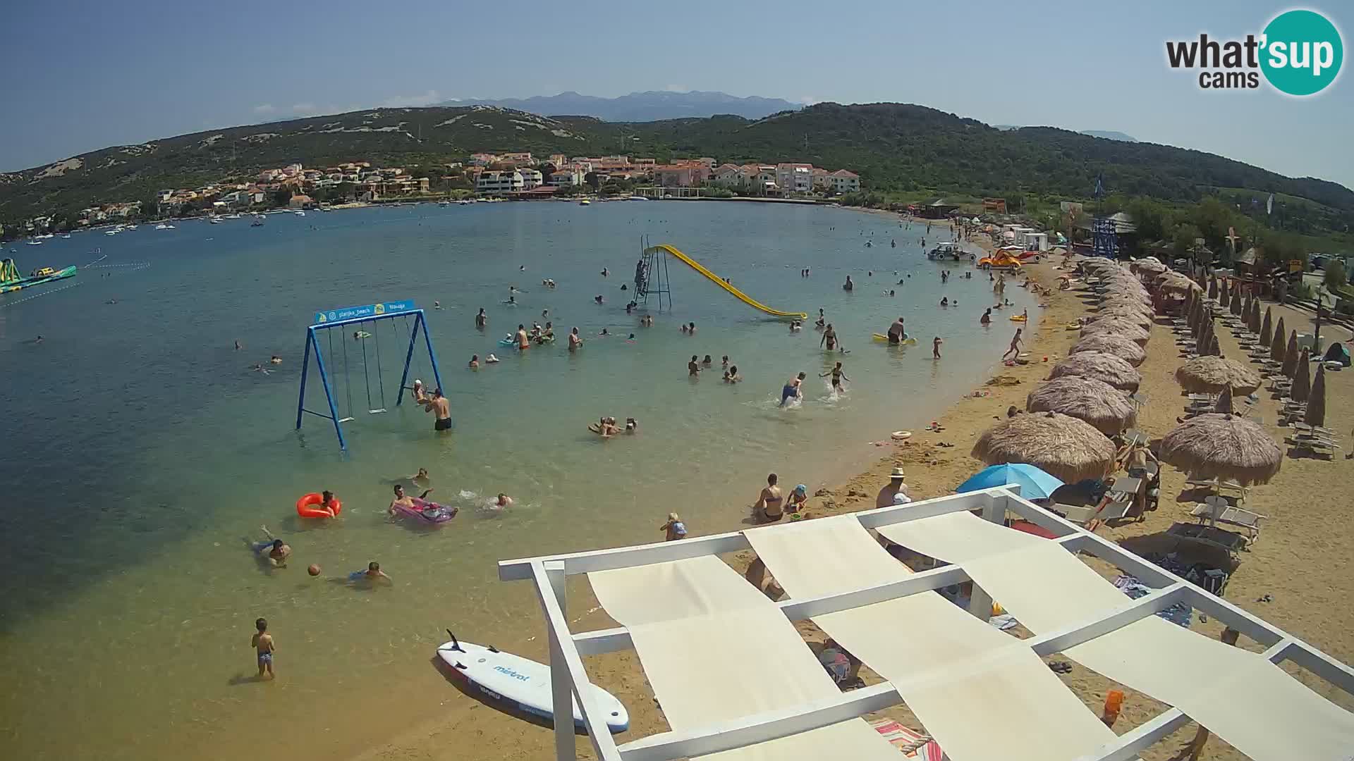 Web kamera – Plaža Planjka – otok Pag